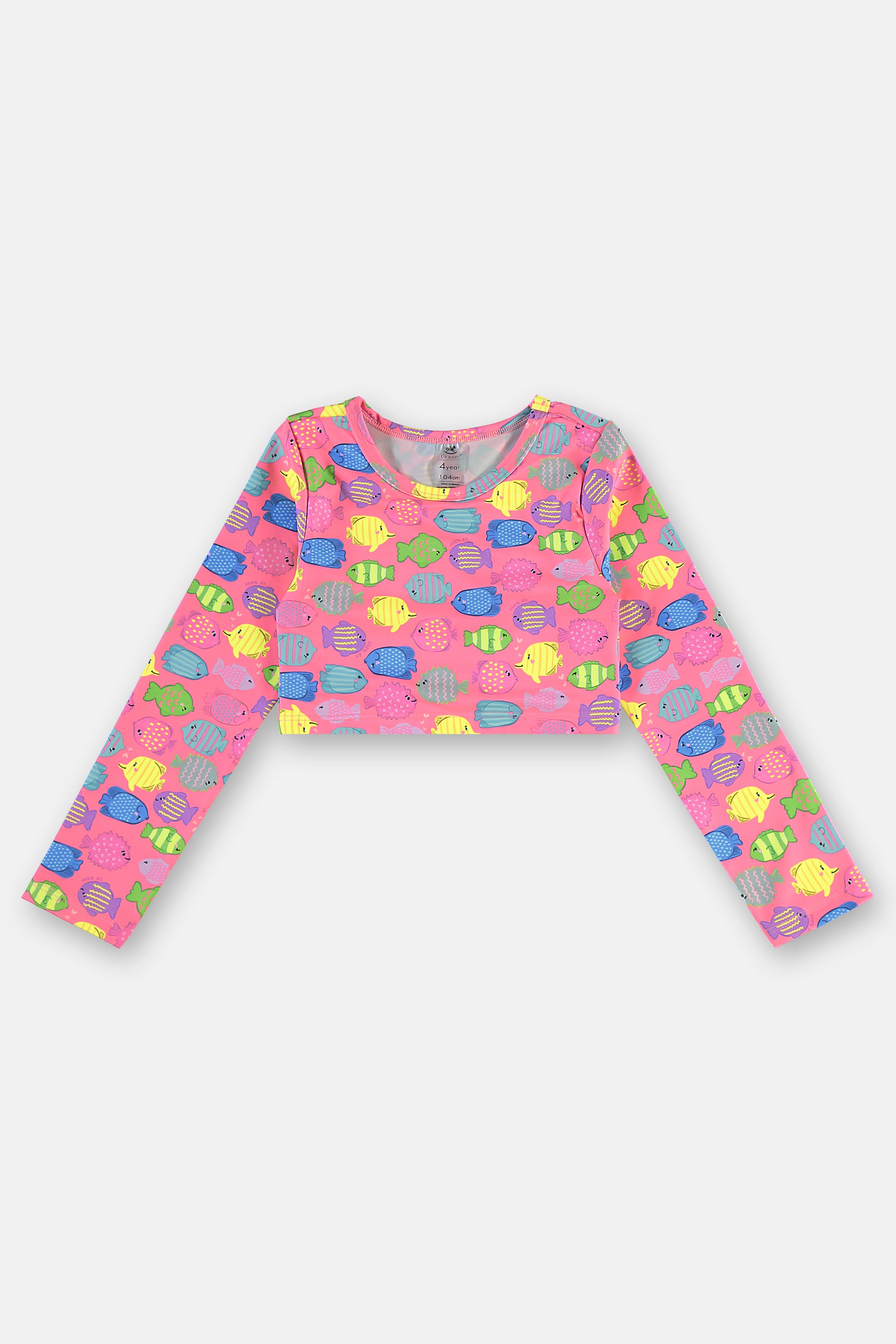 Biquíni Infantil Manga Longa FPS+50 com Forro (Rosa Pink) Up Baby - Imagem 58