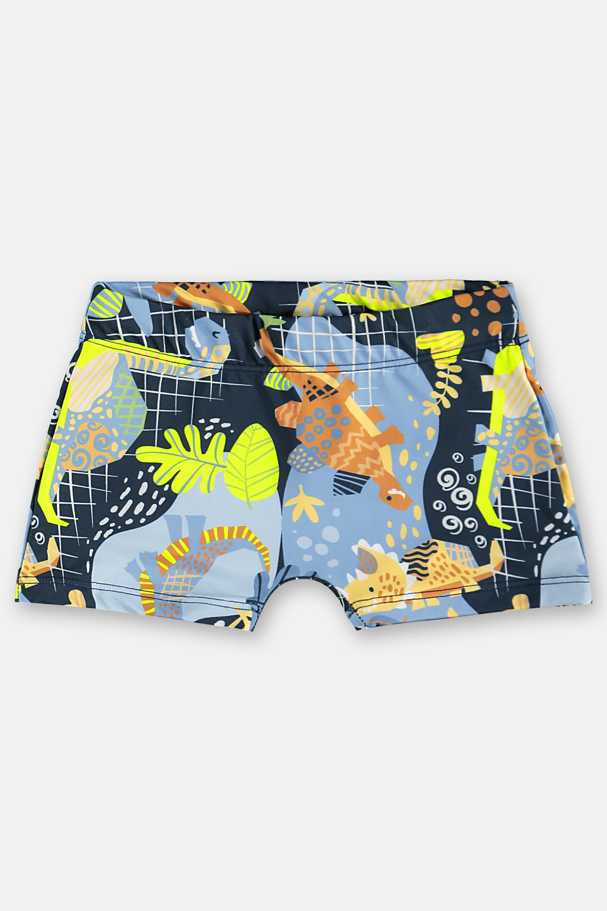 Conjunto Praia Infantil Camiseta Manga Longa e Sunga Boxer (Amarelo) Up Baby - Imagem 27
