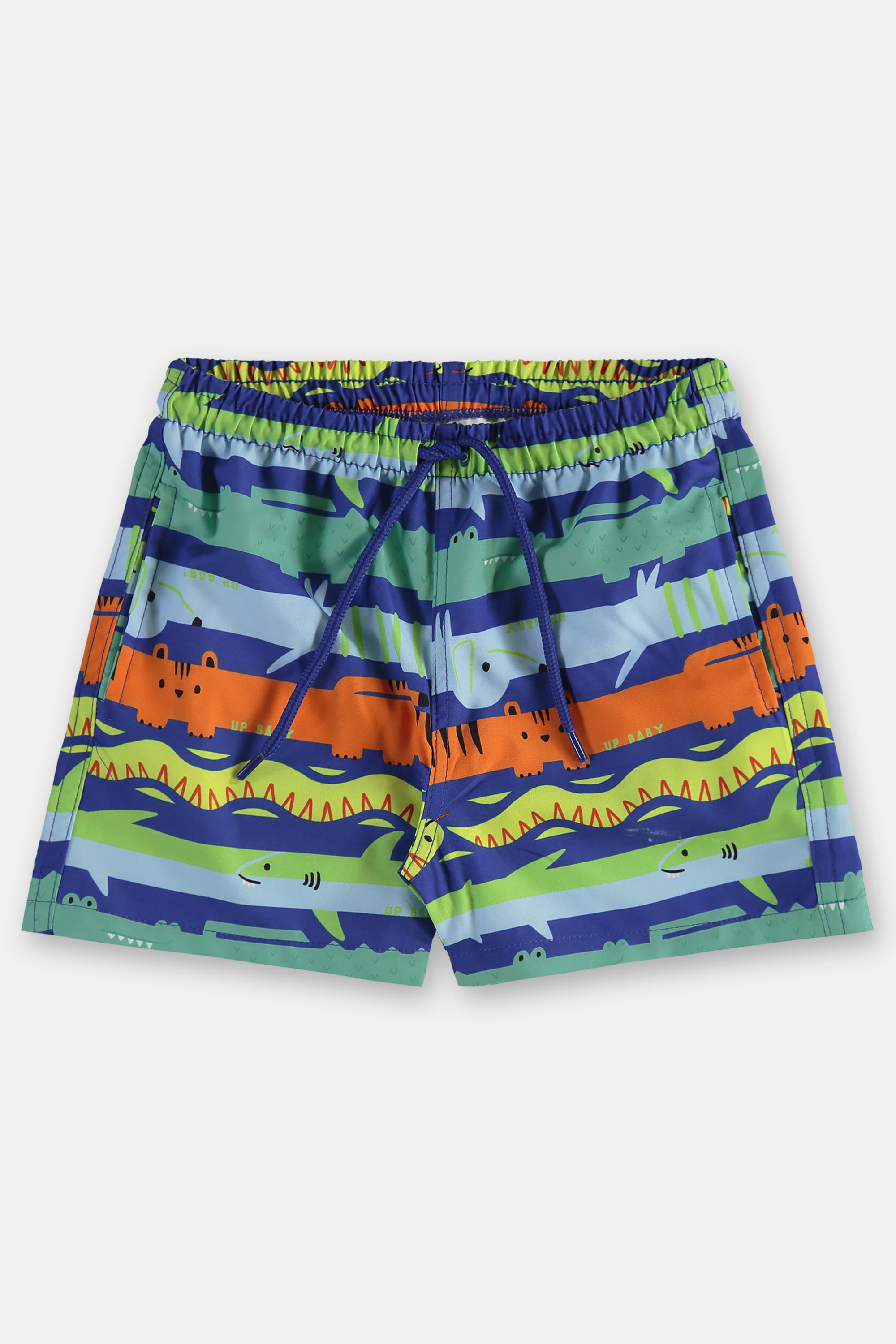 Short de Praia Infantil em Microfibra Forrada (Azul) Up Baby