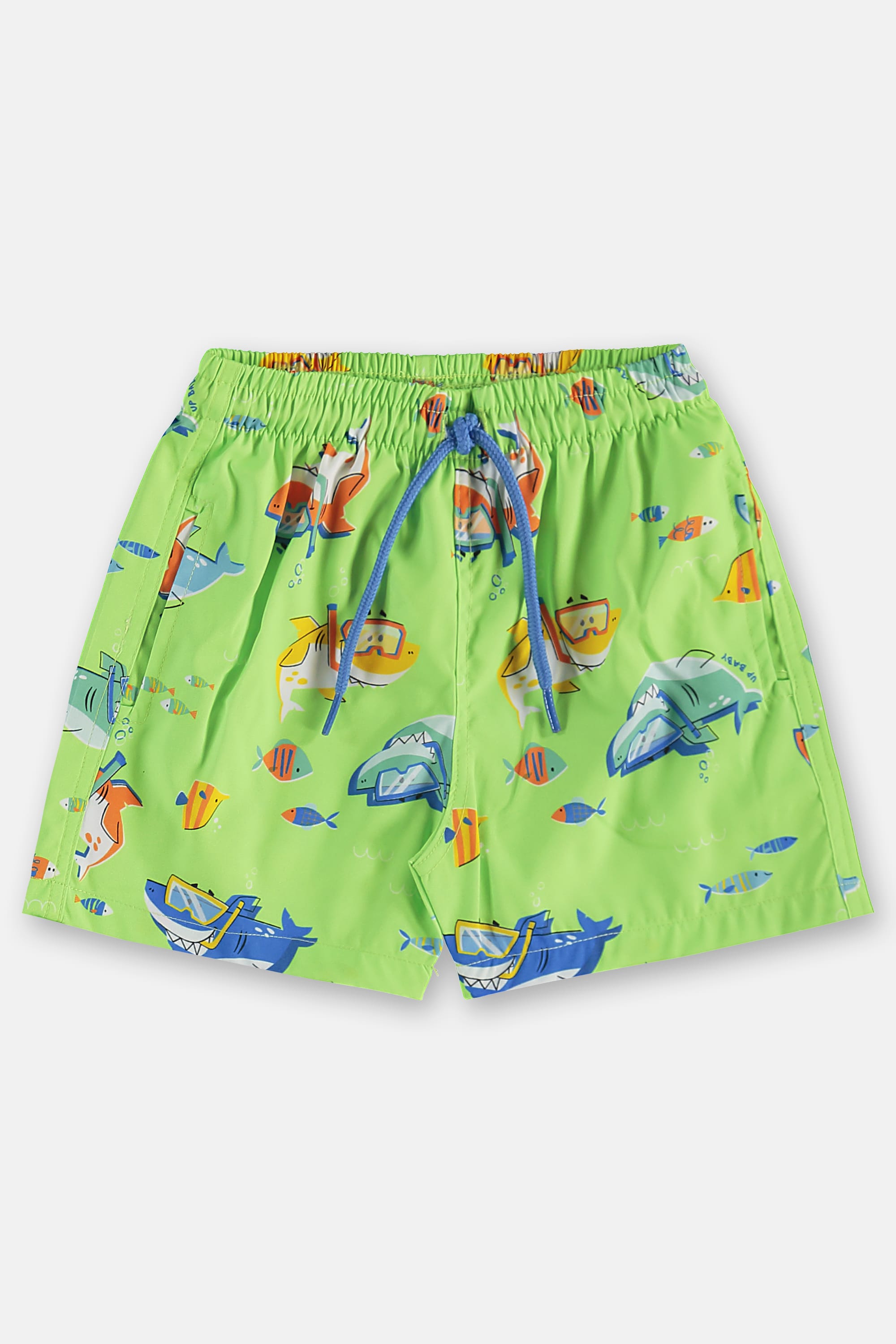 Conjunto de Praia Infantil com Camiseta FPS+50 e Short (Azul Claro) Up Baby - Imagem 10