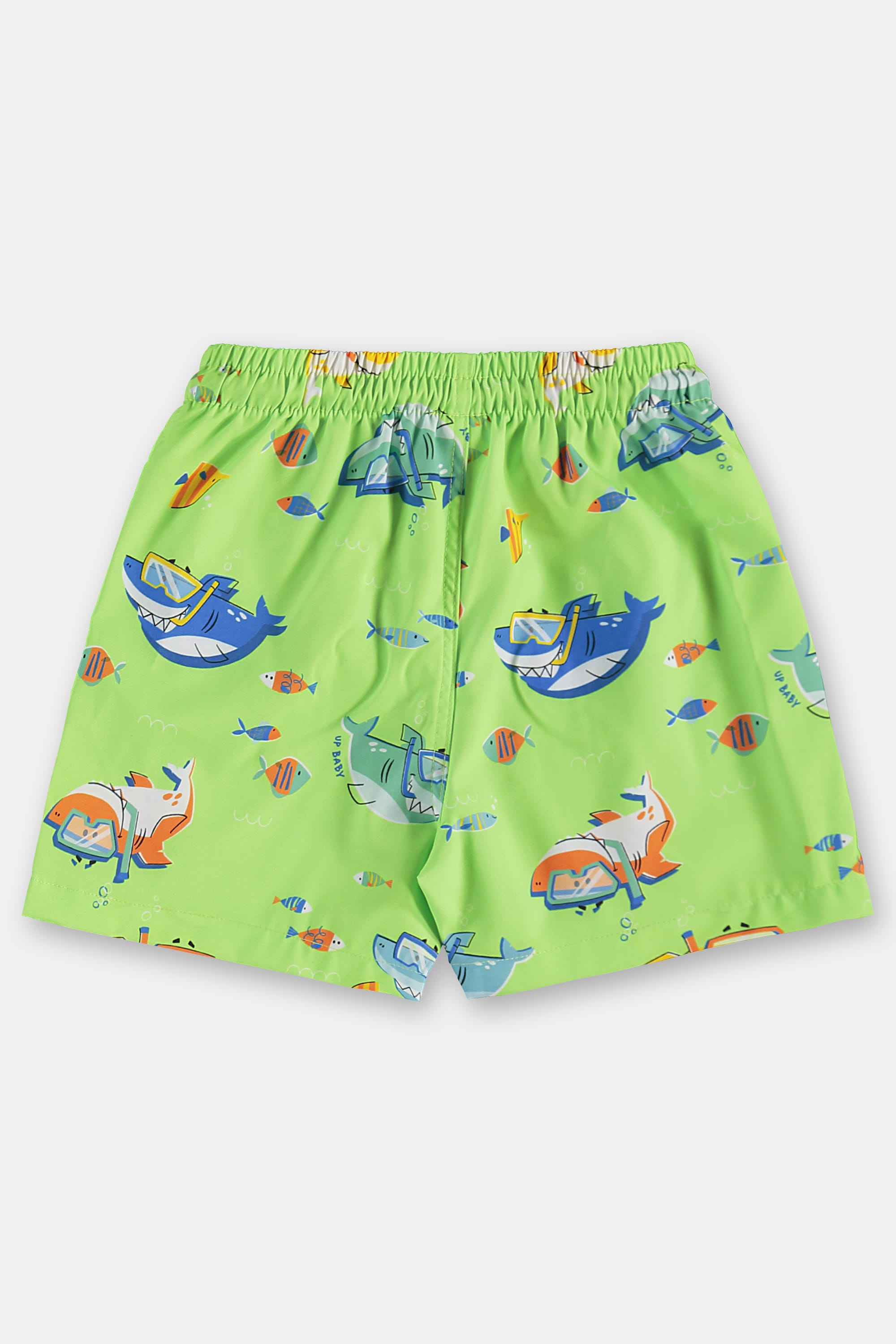 Conjunto de Praia Infantil com Camiseta FPS+50 e Short (Azul Claro) Up Baby - Imagem 48