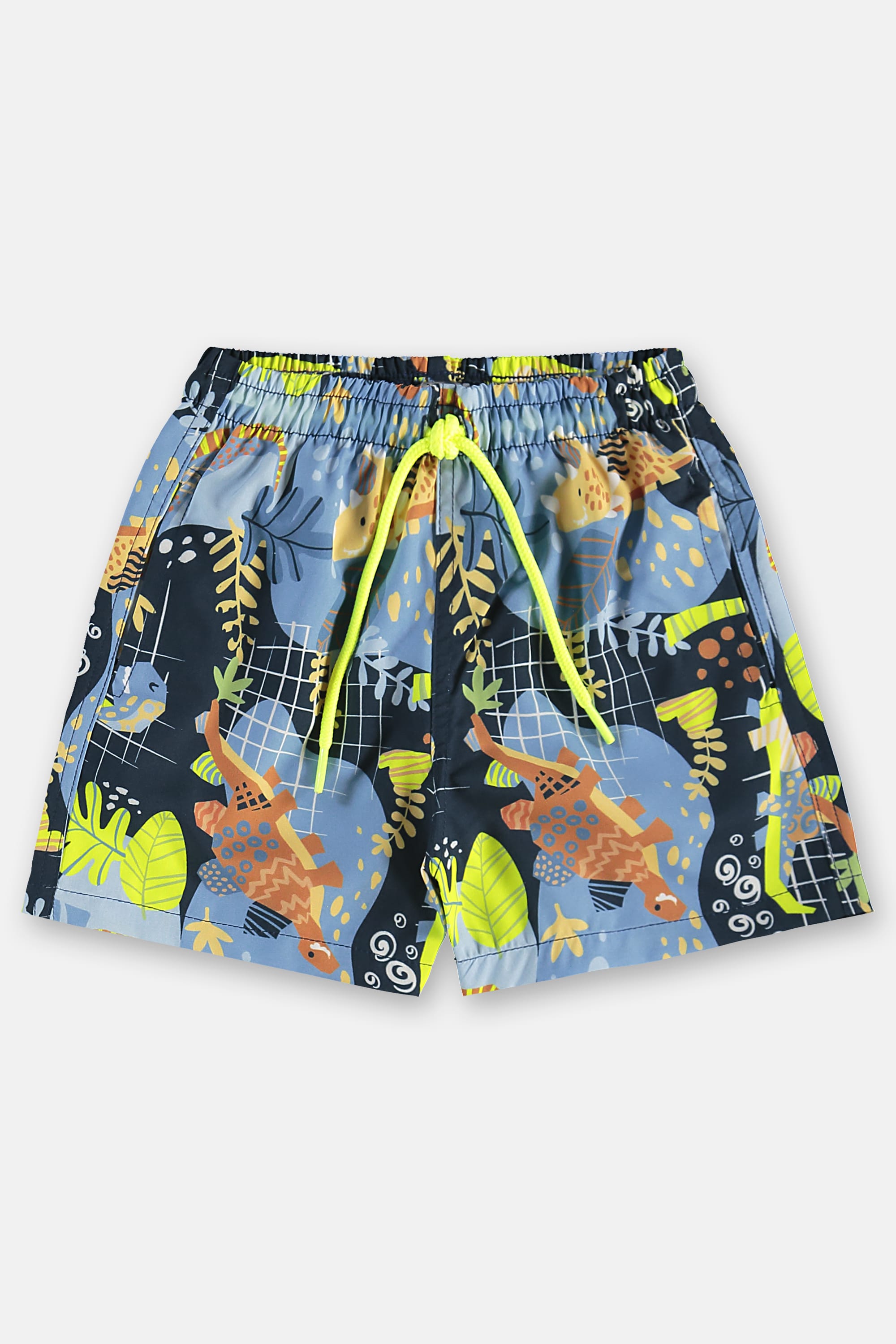 Conjunto de Praia Infantil com Camiseta FPS+50 e Short (Azul Marinho) Up Baby - Imagem 45