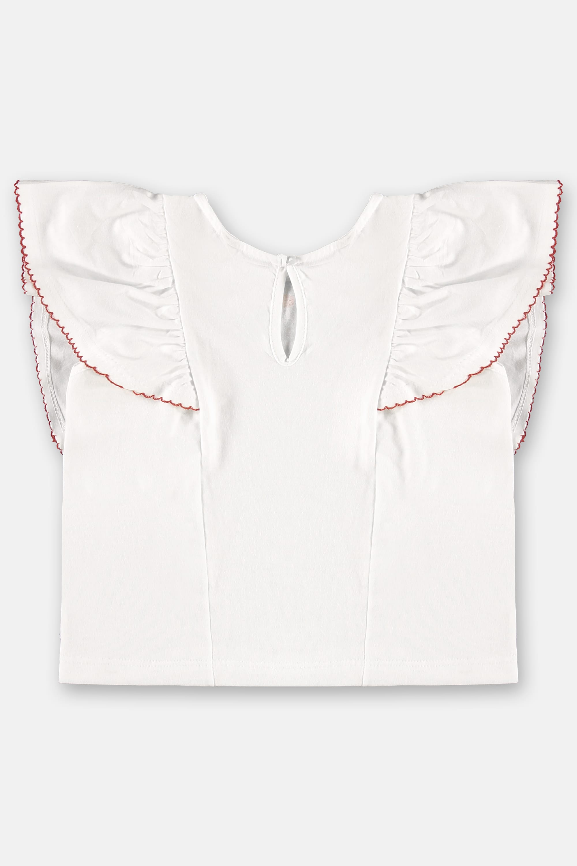 Conjunto Infantil Feminino com Blusa e Short Cereja (Off White) Up Baby - Imagem 16