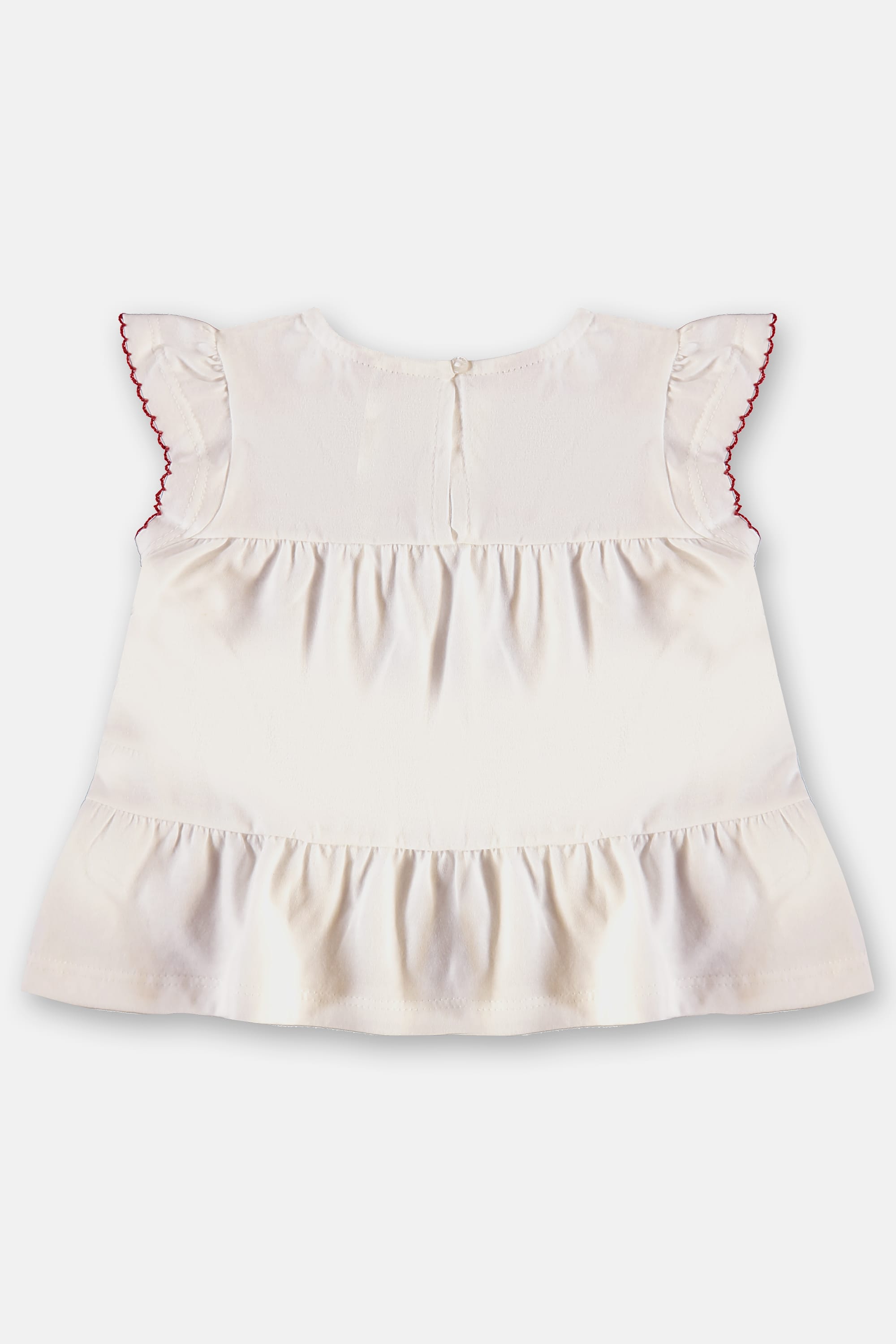 Conjunto Cereja para Bebê com Bata e Calcinha (Off White) Up Baby - Imagem 16
