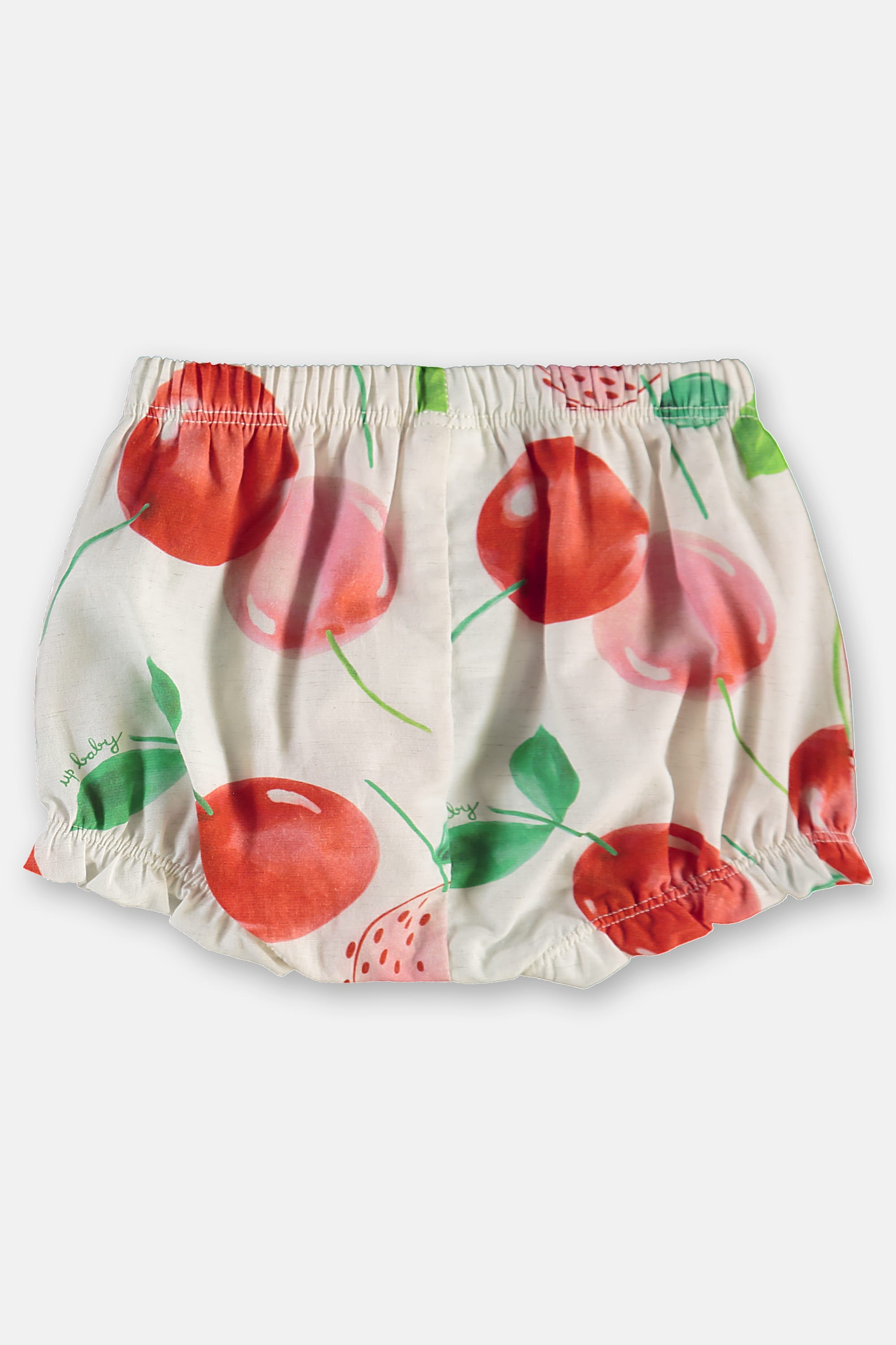 Conjunto Cereja para Bebê com Bata e Calcinha (Off White) Up Baby - Imagem 23