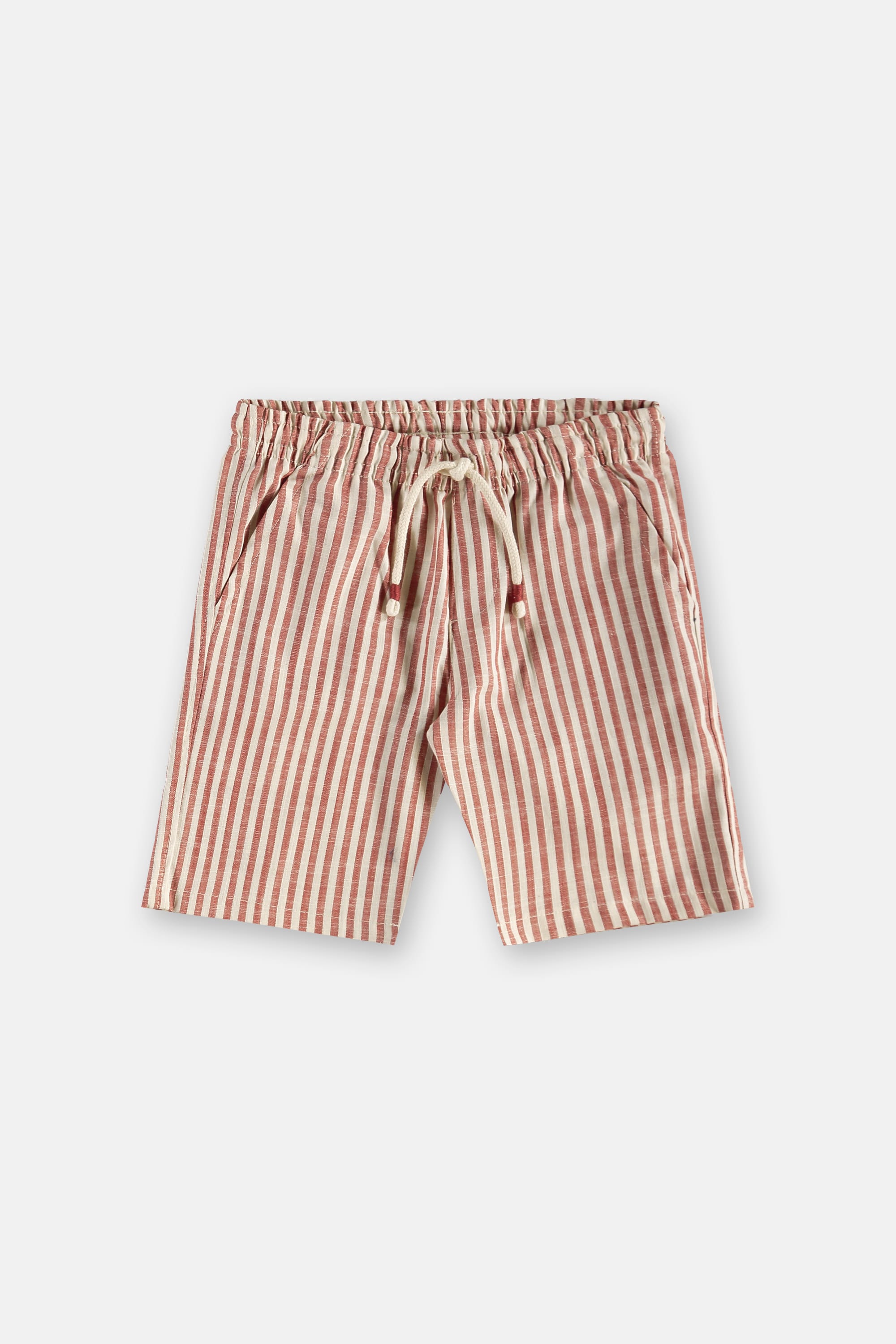 Conjunto Infantil com Camisa Polo e Bermuda Listrada (Branco) Up Baby - Imagem 15