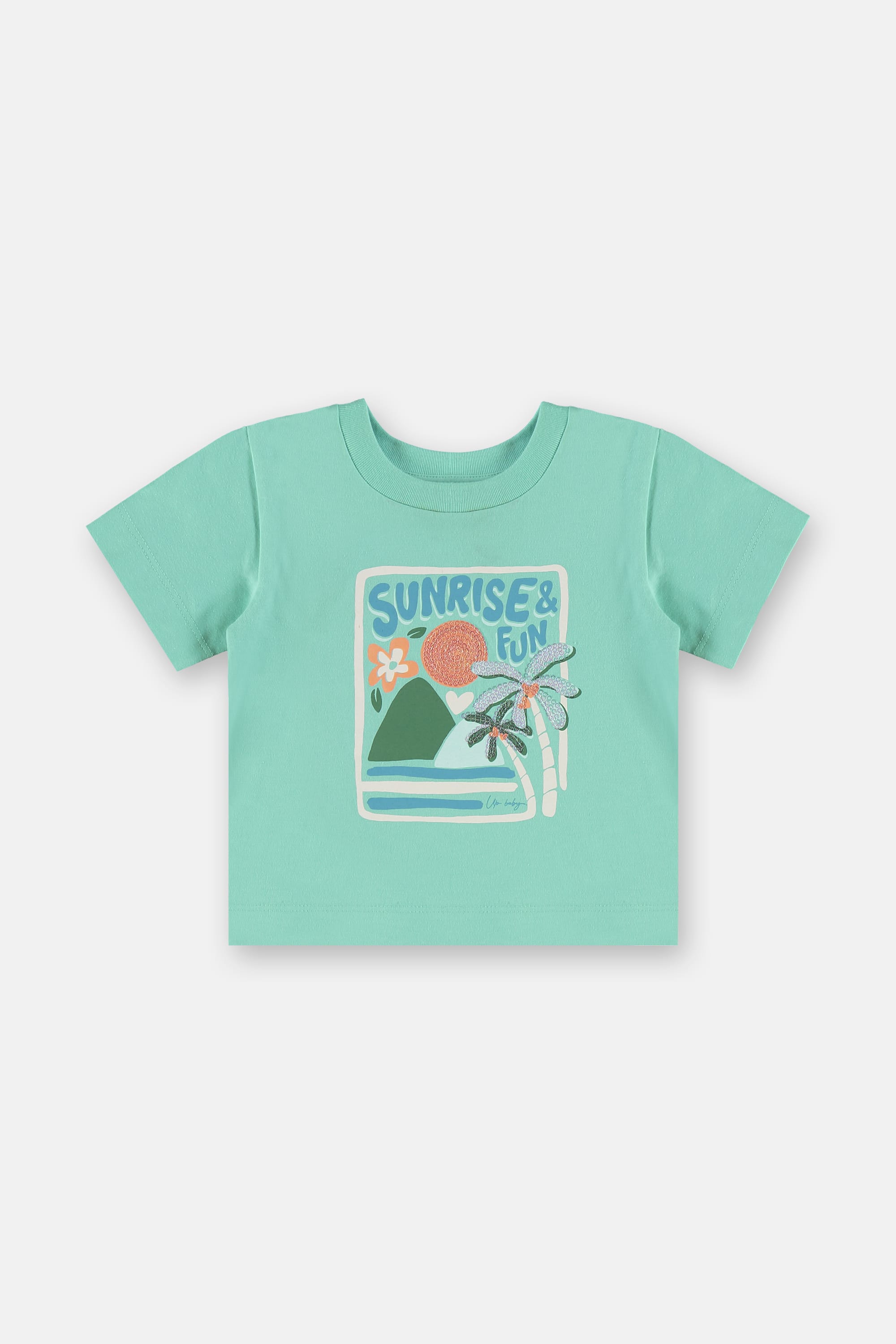 Blusa Nascer do Sol Infantil em Algodão (Verde) Up Baby - Imagem 20