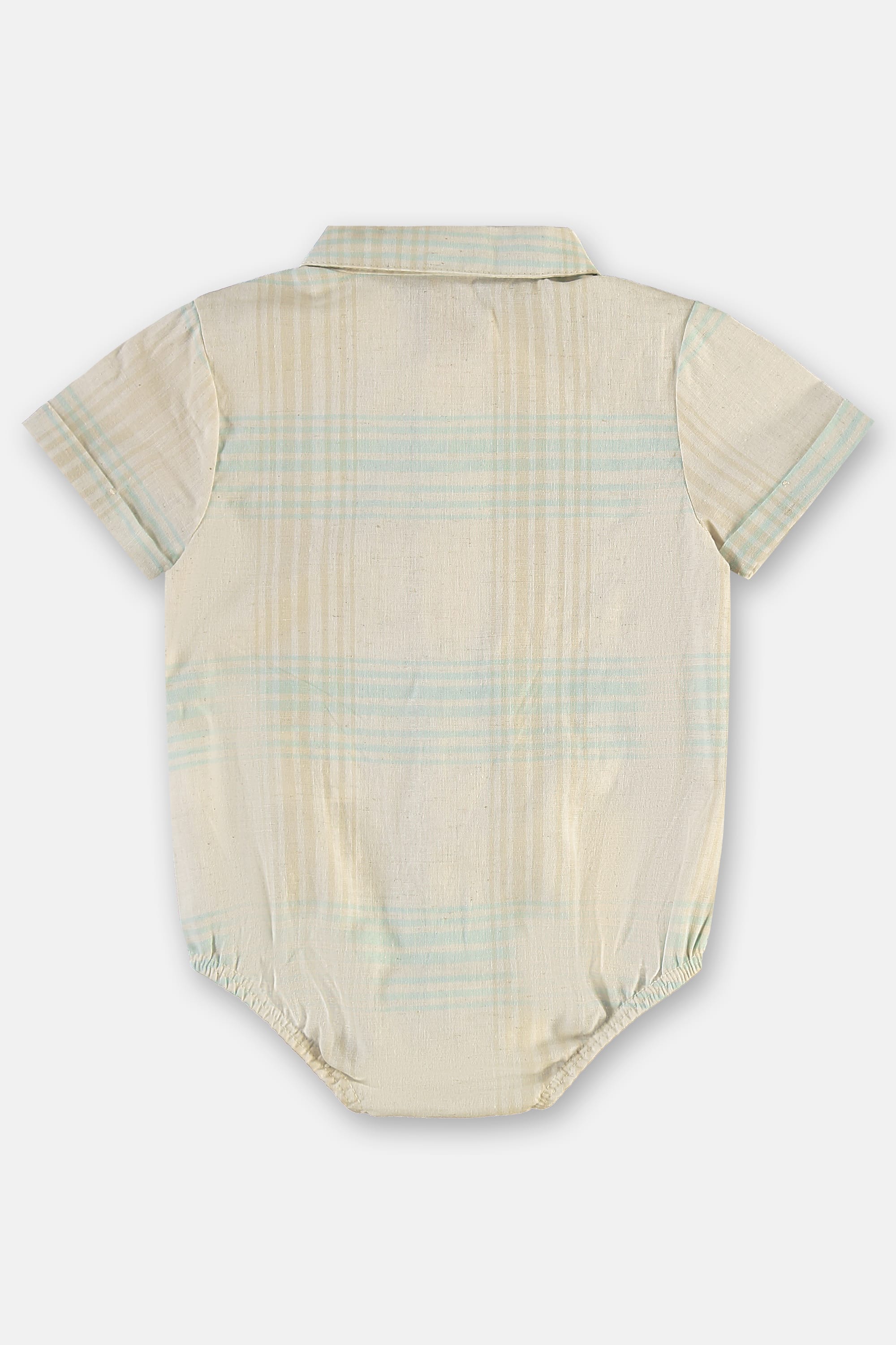 Conjunto para Bebê Menino Body e Bermuda com Linho (Cinza) Up Baby - Imagem 22