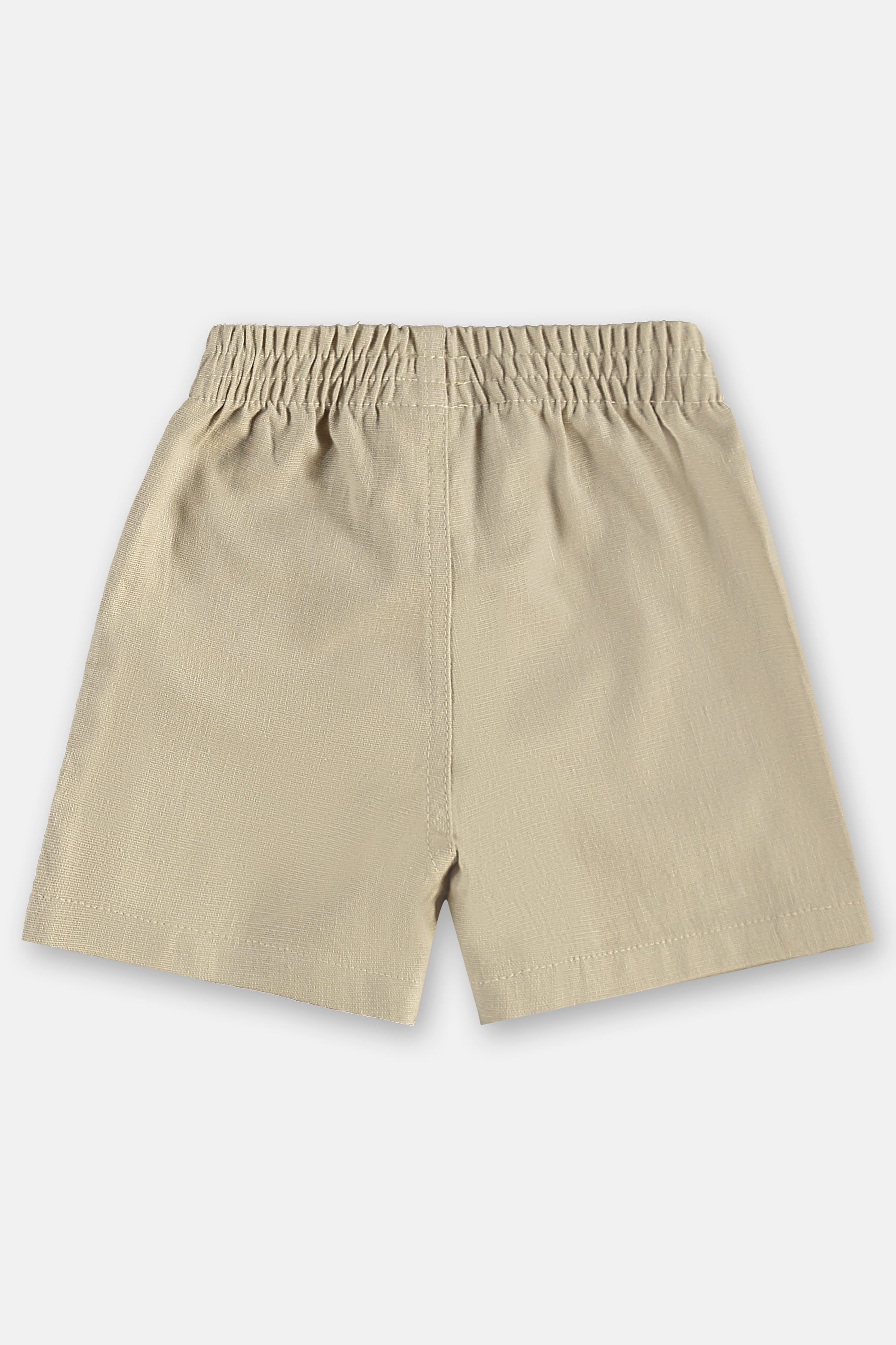 Conjunto para Bebê Menino Body e Bermuda com Linho (Cinza) Up Baby - Imagem 5