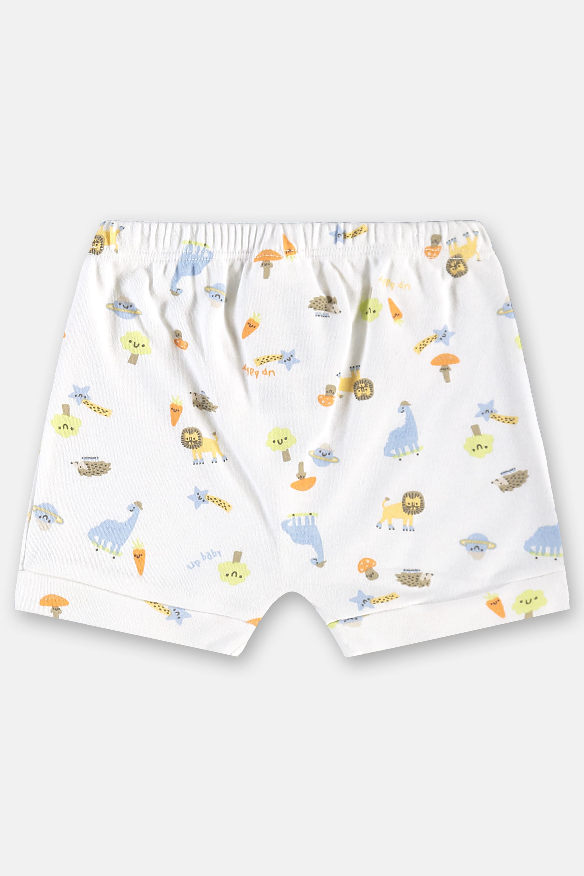 Conjunto Suedine Essentials Bebê Menino com Body e Short (Branco) Up Baby - Imagem 5