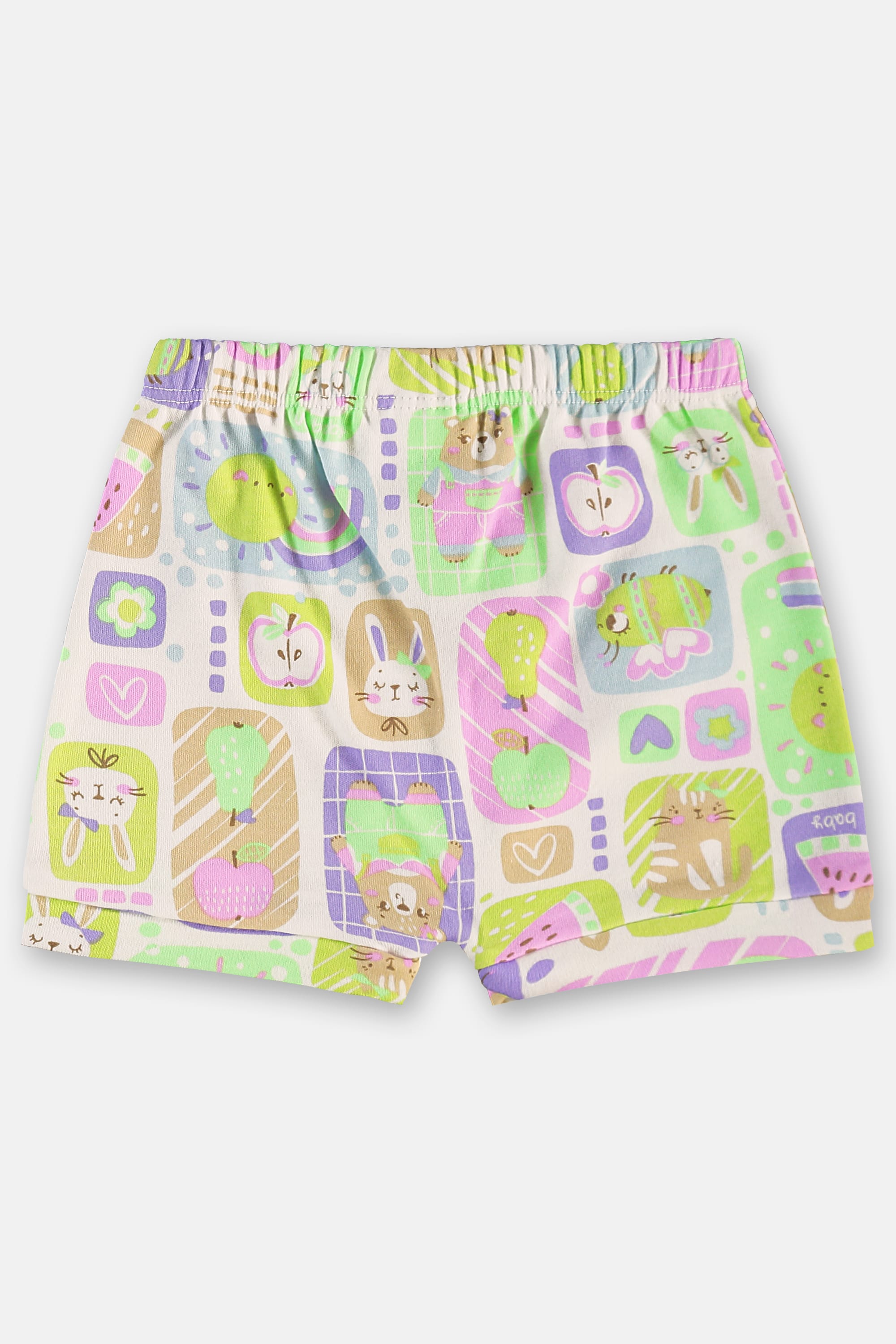 Conjunto para Bebê Menina com Body e Short em Suedine (Off White) Up Baby - Imagem 15