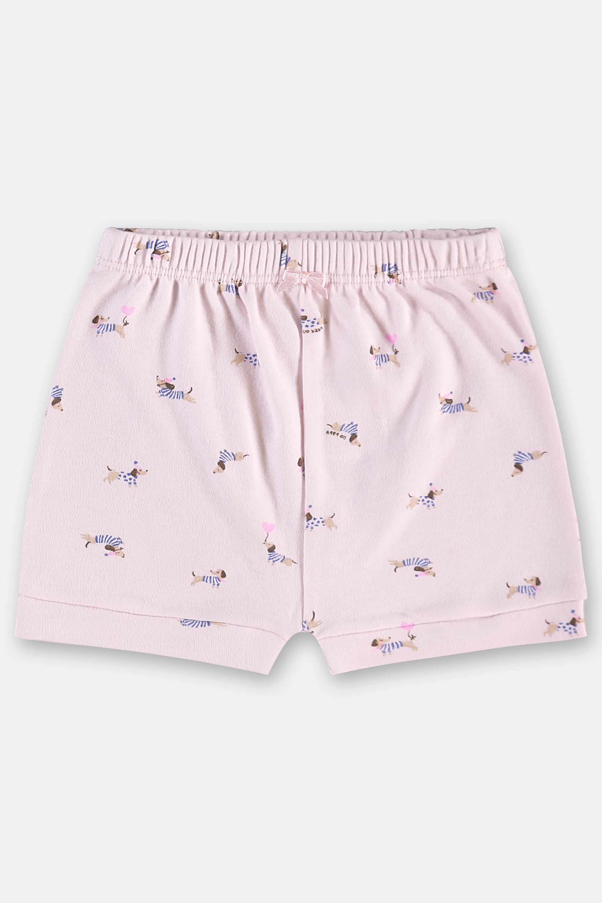 Conjunto para Bebê Menina com Body e Short em Suedine (Off White) Up Baby - Imagem 8