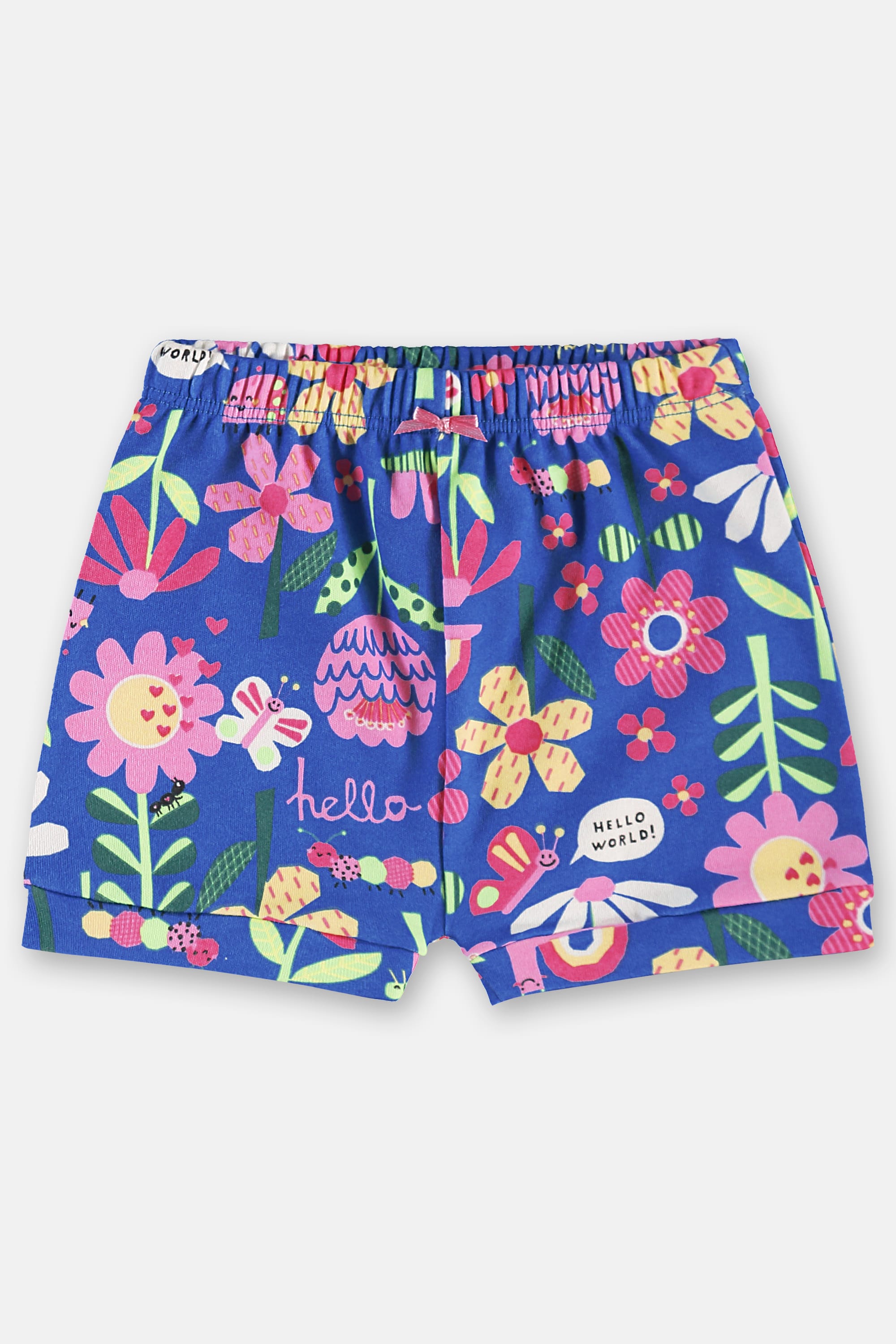 Conjunto para Bebê Menina com Body e Short em Suedine (Amarelo Claro) Up Baby - Imagem 8