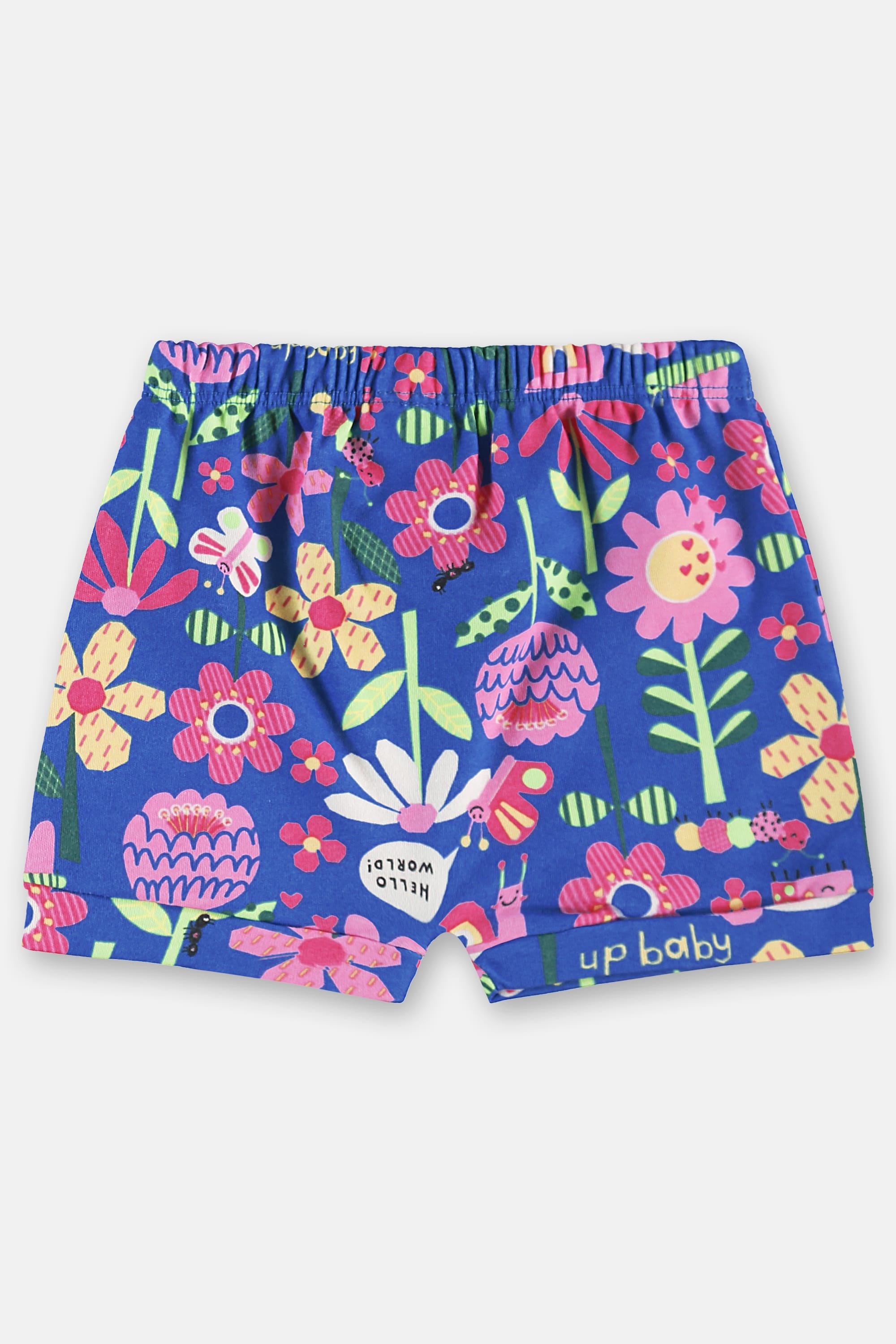 Conjunto para Bebê Menina com Body e Short em Suedine (Amarelo Claro) Up Baby - Imagem 30