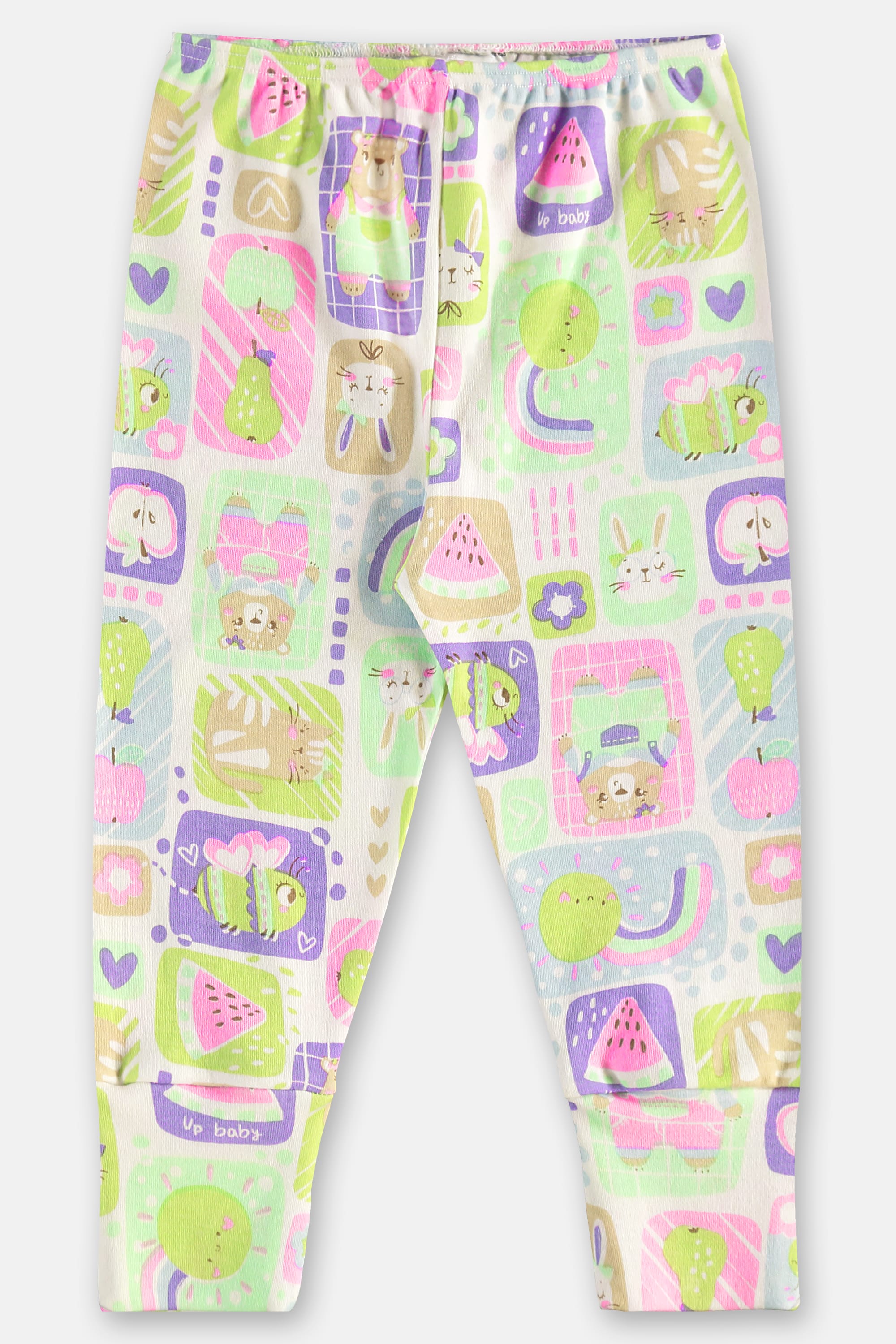 Conjunto Bebê Menina com Body e Calça em Suedine Essentials (Azul Claro) Up Baby - Imagem 13