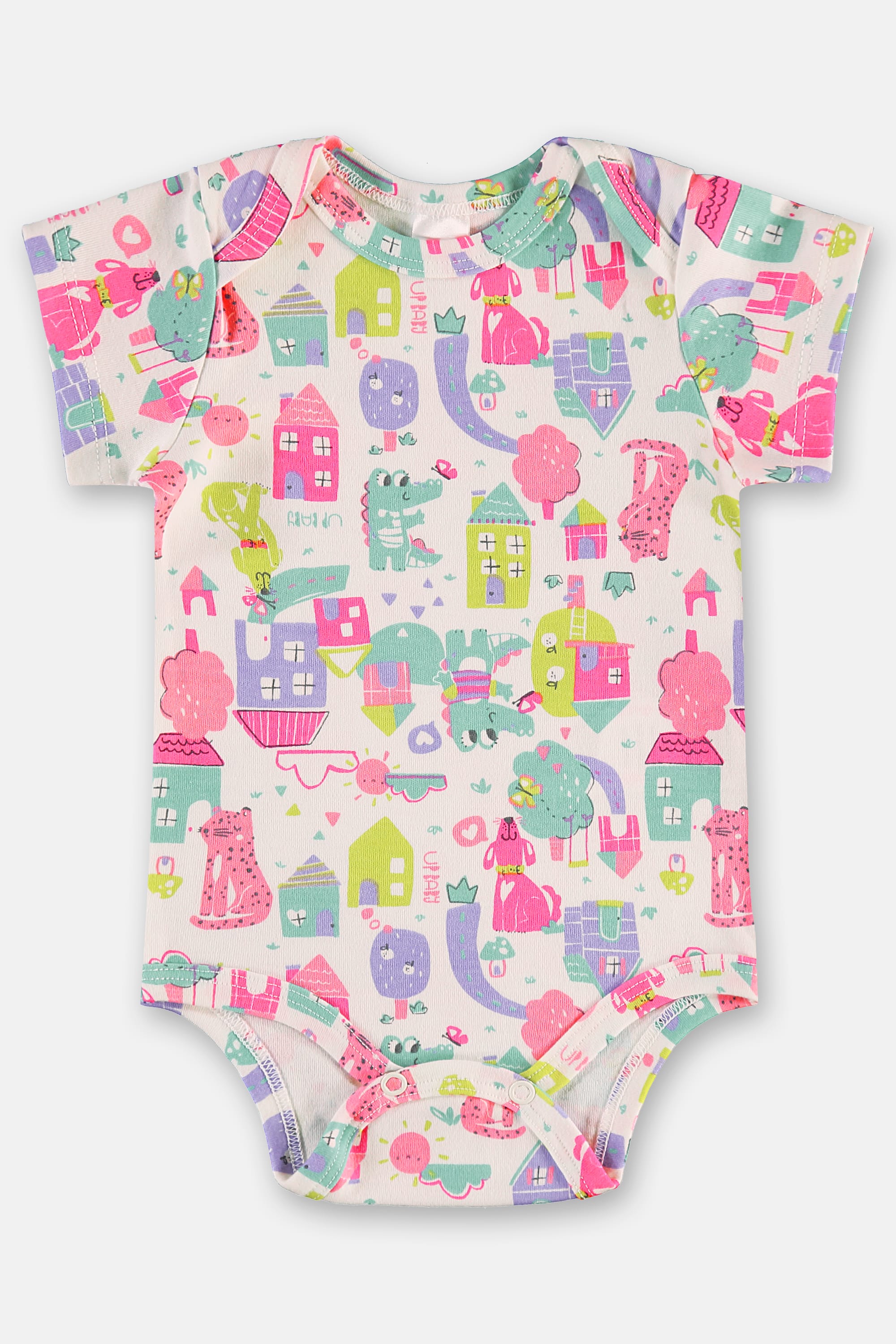 Conjunto em Suedine Essentials com Body e Calça Bebê Menina (Branco) Up Baby - Imagem 2