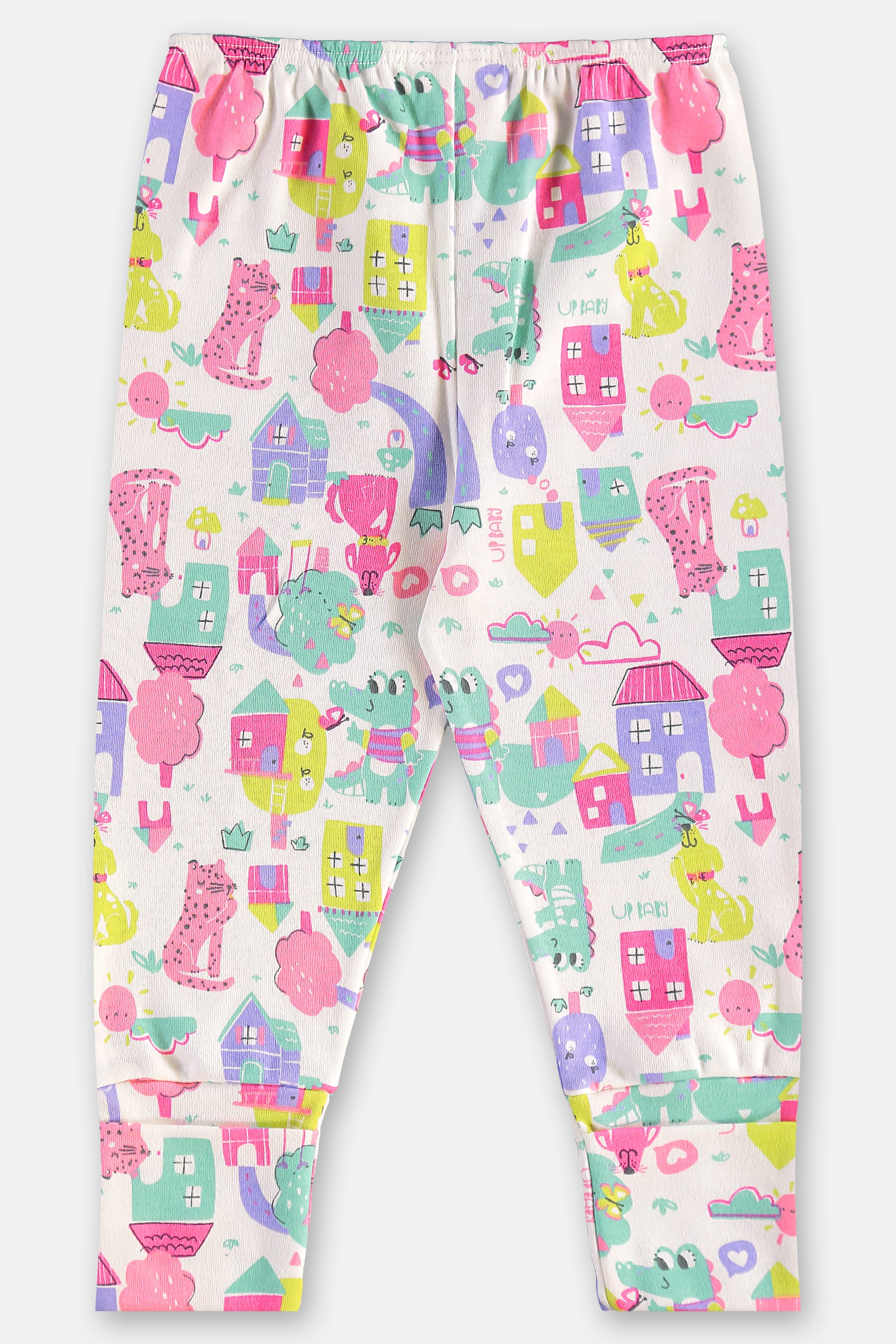 Conjunto em Suedine Essentials com Body e Calça Bebê Menina (Branco) Up Baby - Imagem 15