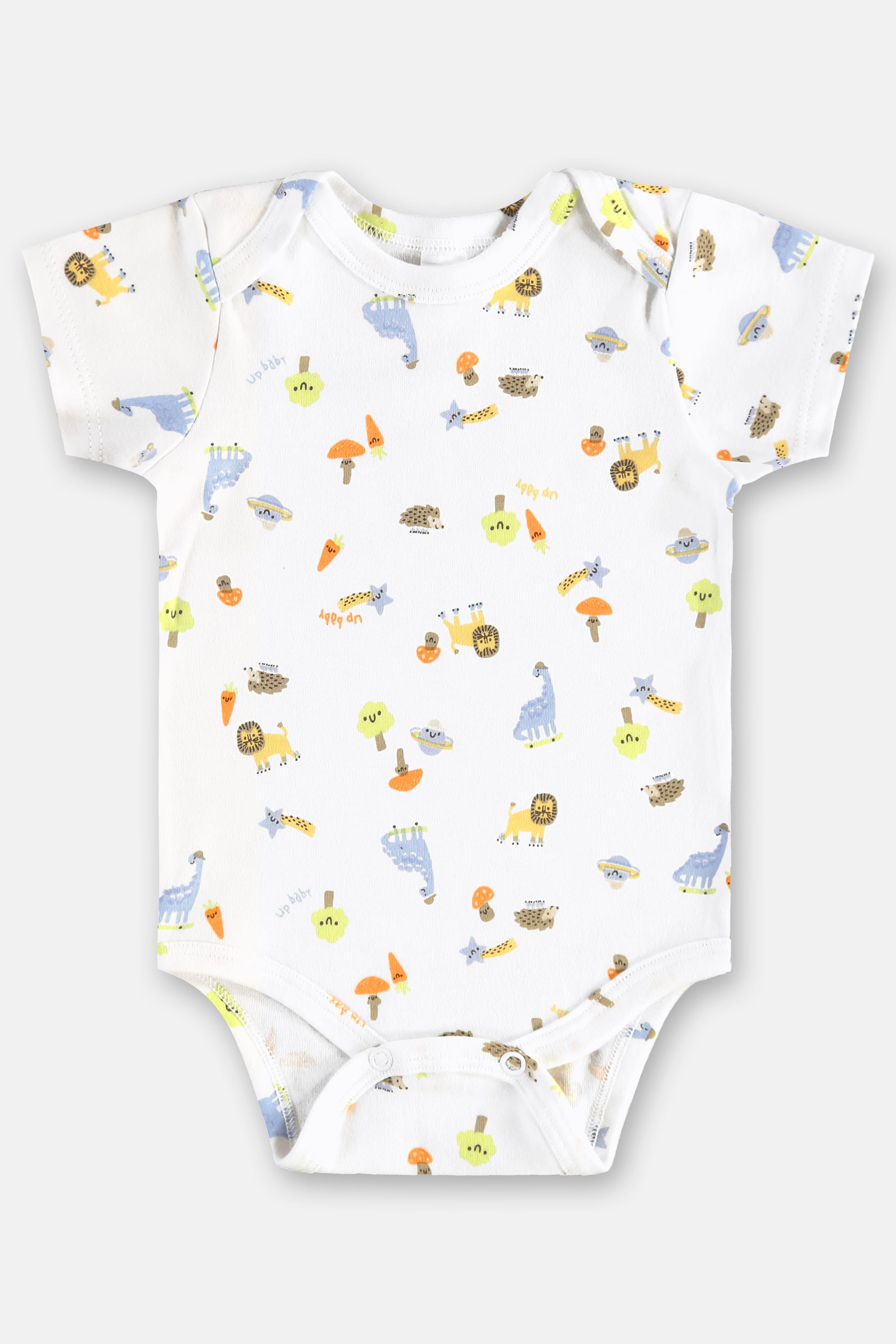 Conjunto em Suedine Essentials para Bebê com Body e Calça (Branco) Up Baby