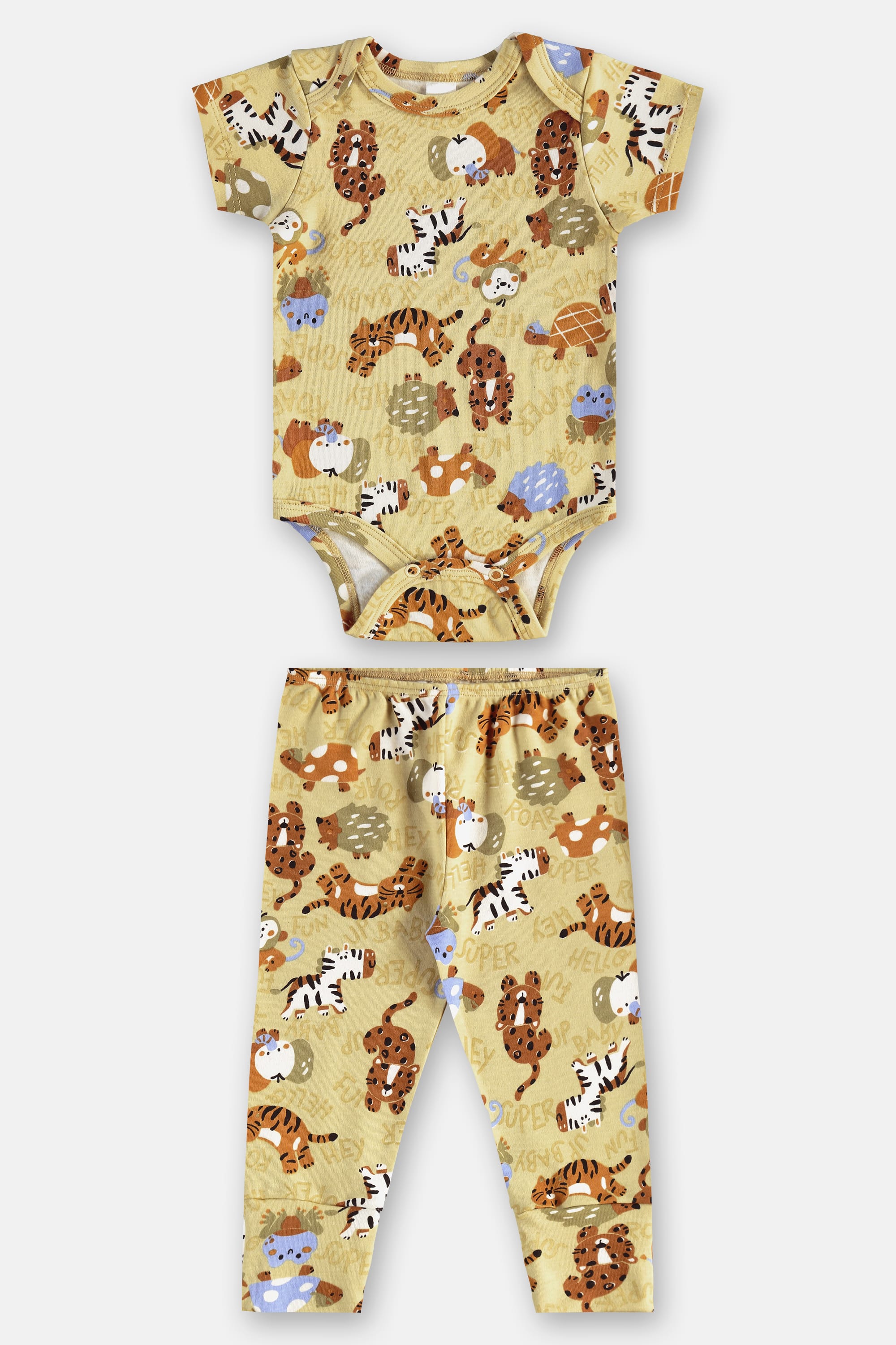 Conjunto em Suedine Essentials para Bebê com Body e Calça (Verde) Up Baby