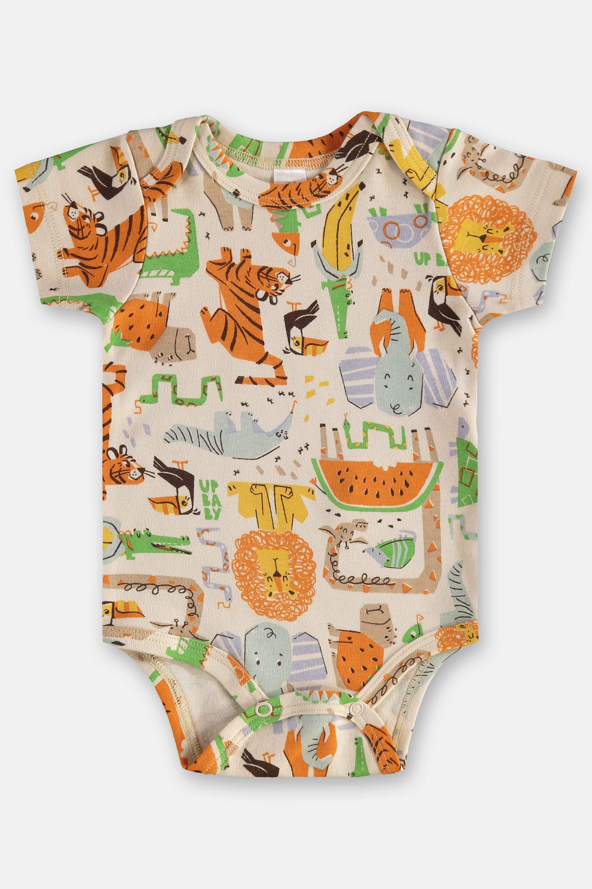 Conjunto em Suedine Essentials para Bebê com Body e Calça (Bege) Up Baby - Imagem 2