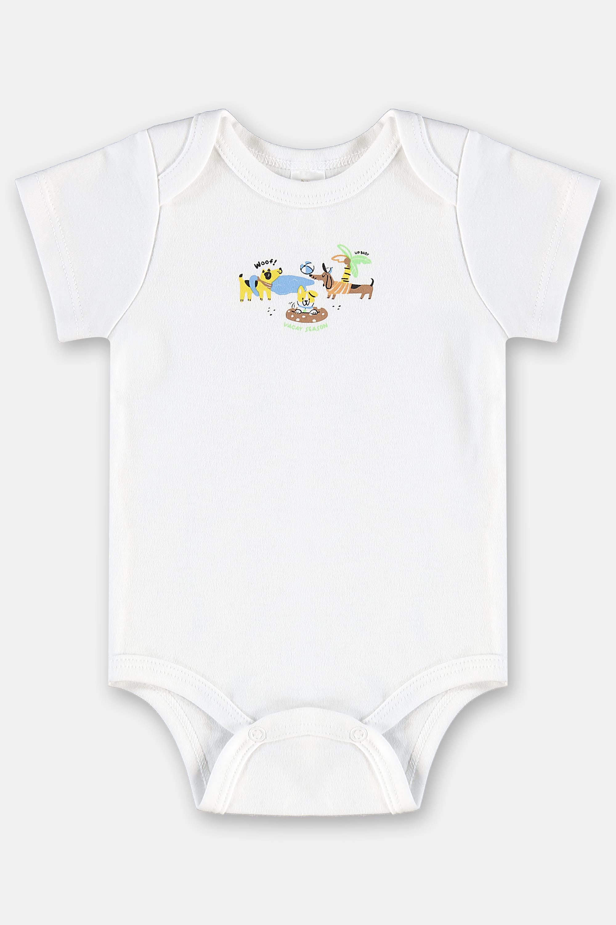 Conjunto para Bebê com Body e Calça em Suedine Essentials (Branco) Up Baby - Imagem 7