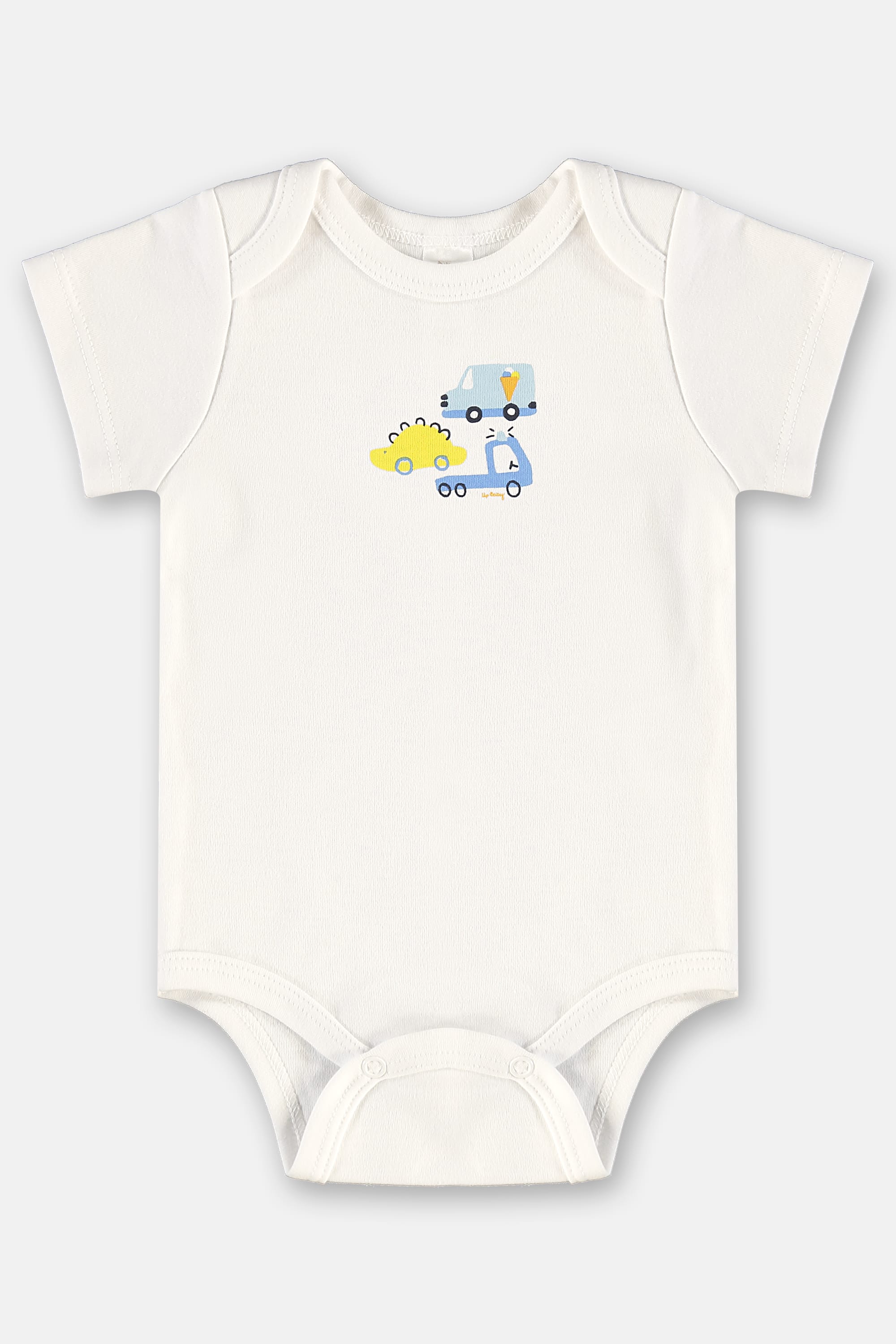 Conjunto para Bebê com Body e Calça em Suedine Essentials (Off White) Up Baby - Imagem 12