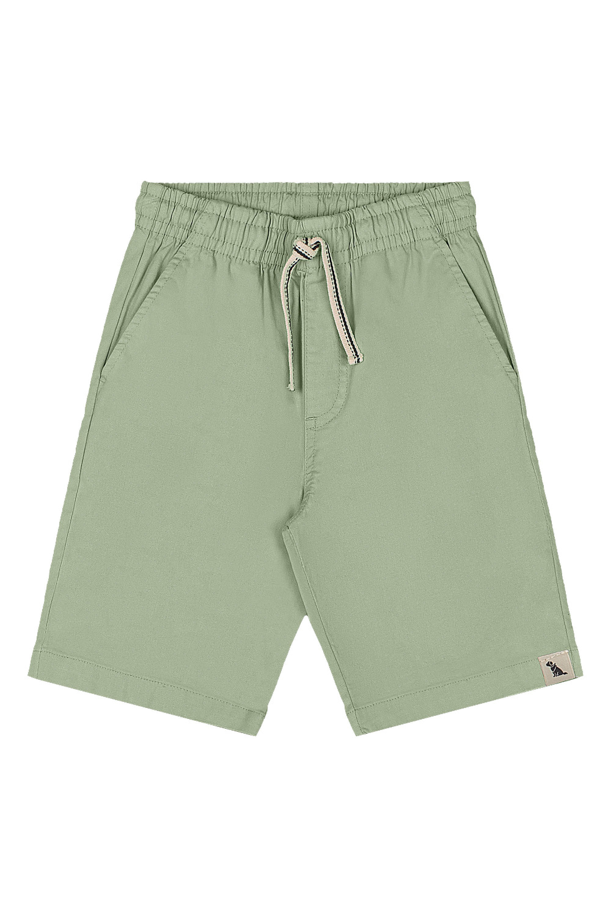 Conjunto Infantil Camiseta e Bermuda Ajustável (Off White) Quimby - Imagem 4