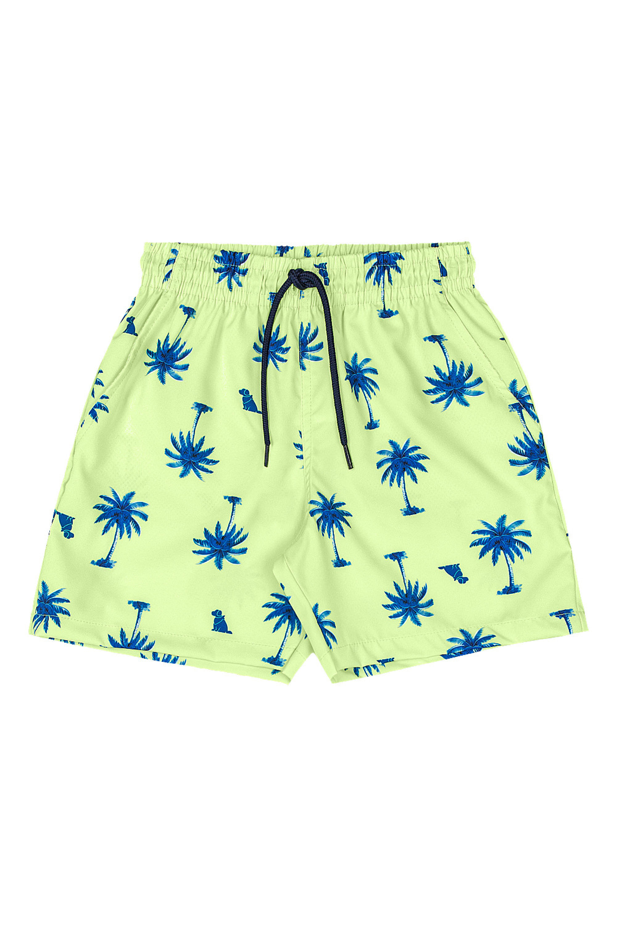 Bermuda Boxer Infantil Menino com Estampa Sublimada (Verde Claro) Quimby