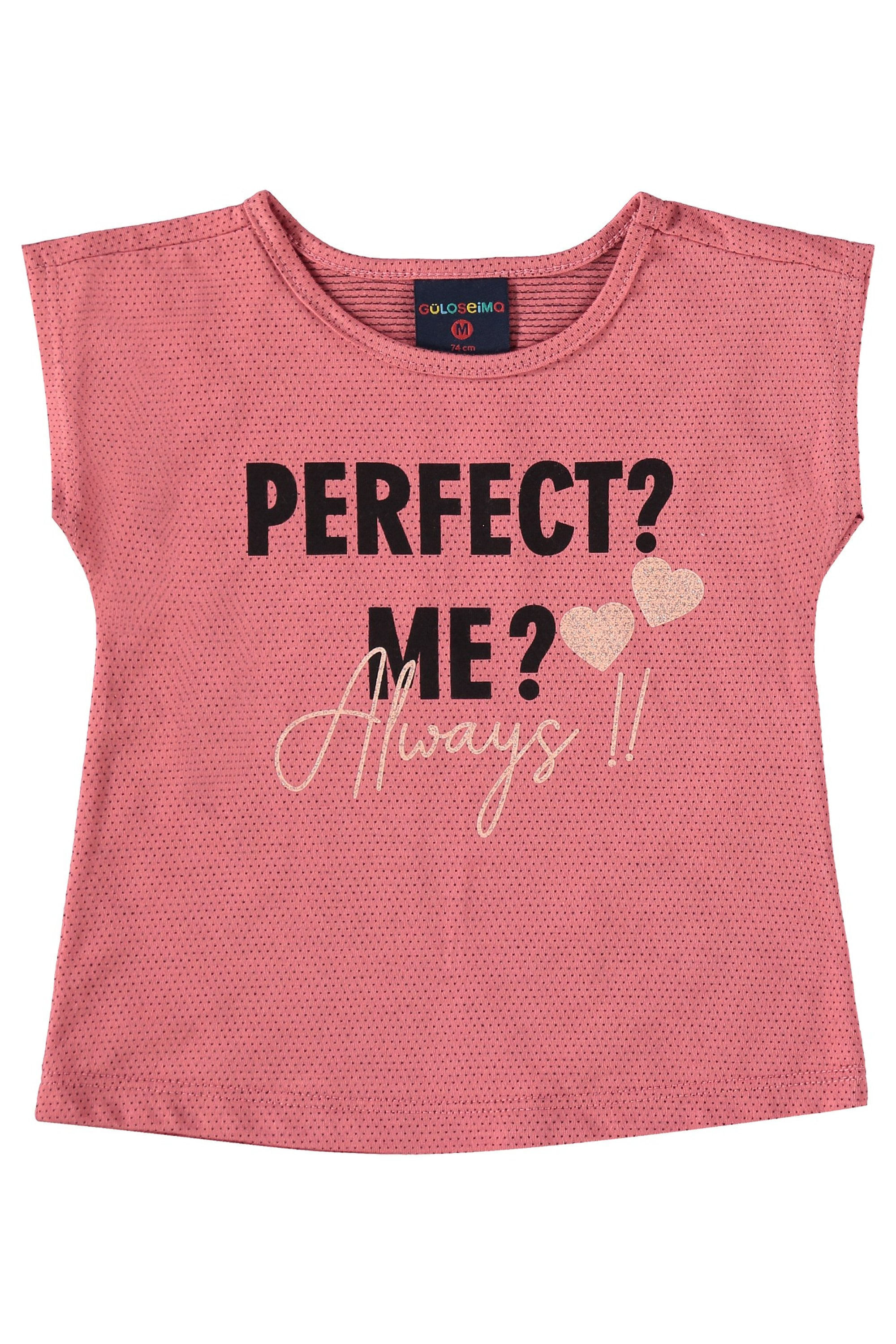 Conjunto com Blusa e Short para Bebê Menina (Coral) Guloseima - Imagem 3