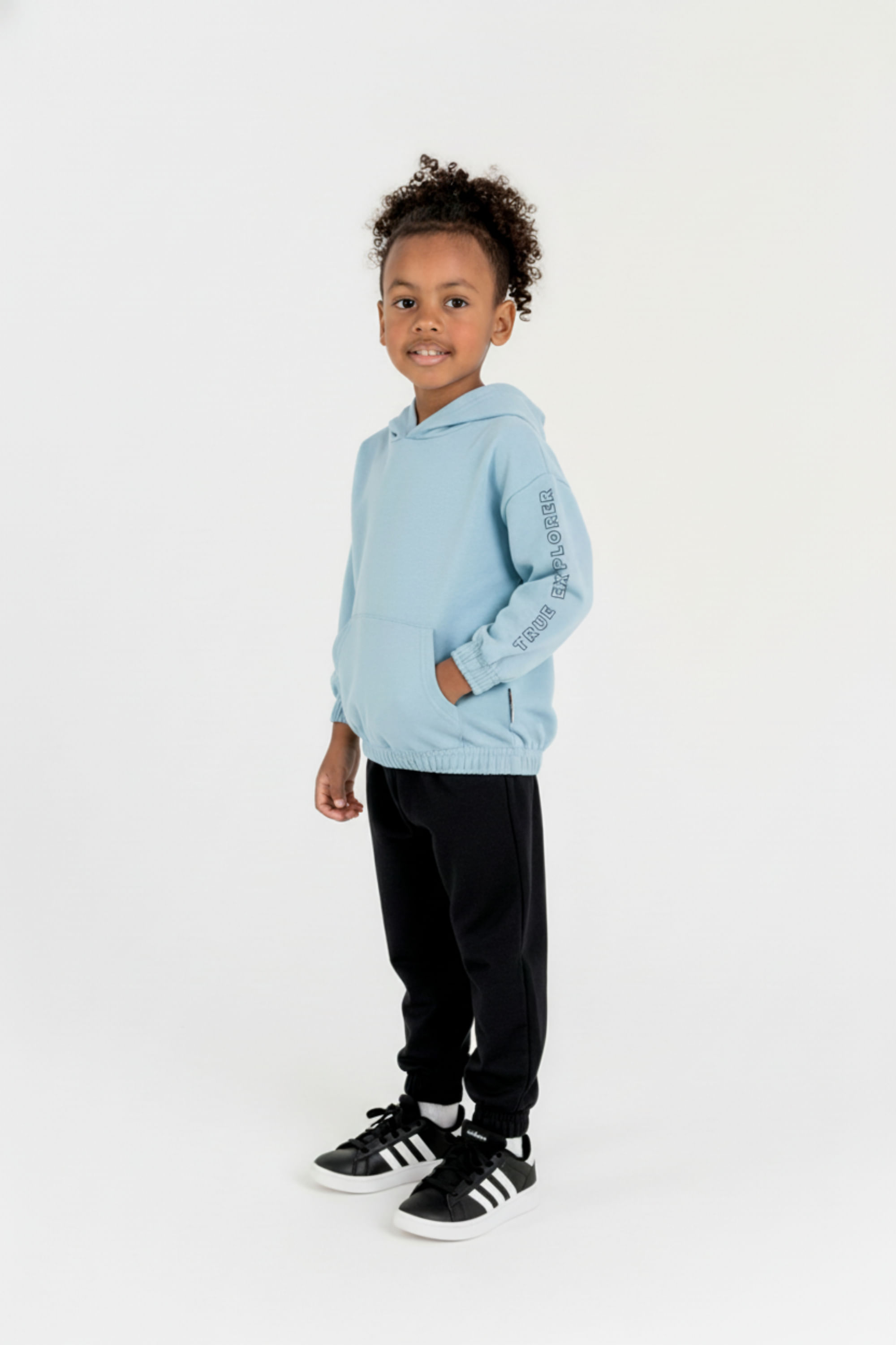 Blusão Infantil Masculino em Moletom Felpado (Azul Claro) Guloseima - Imagem 4