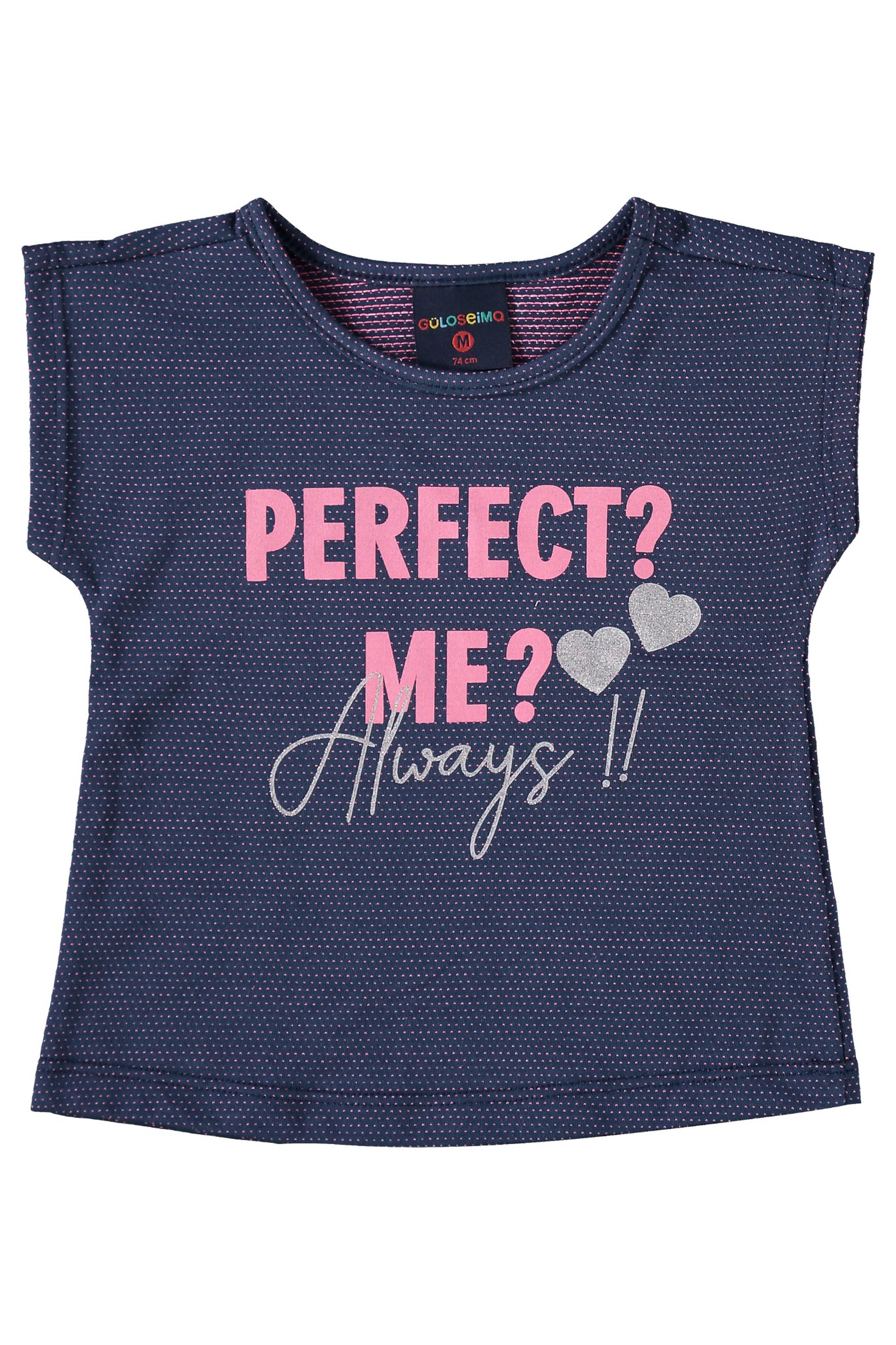 Conjunto com Blusa e Short para Bebê Menina (Azul Marinho) Guloseima - Imagem 10