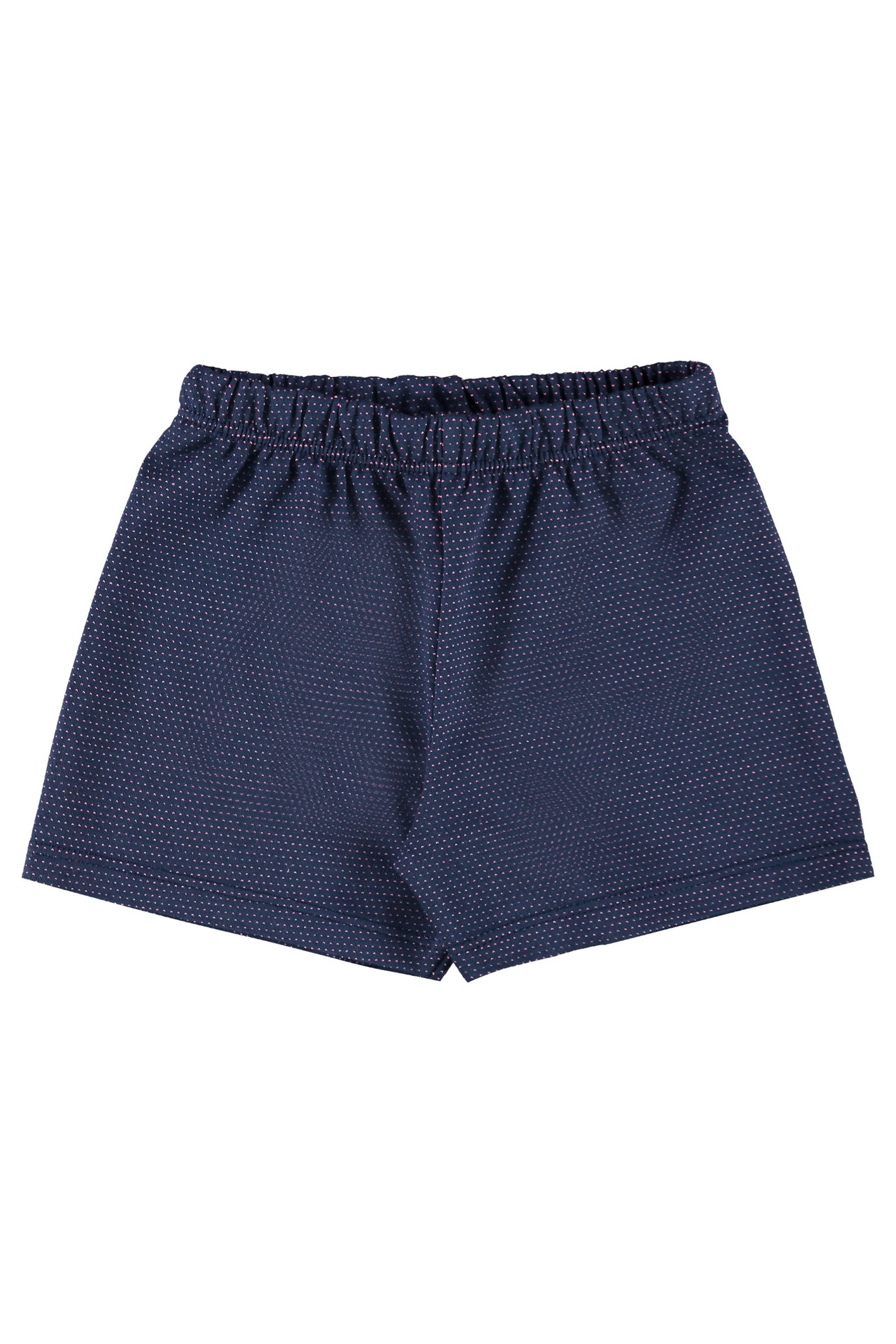 Conjunto com Blusa e Short para Bebê Menina (Azul Marinho) Guloseima - Imagem 18