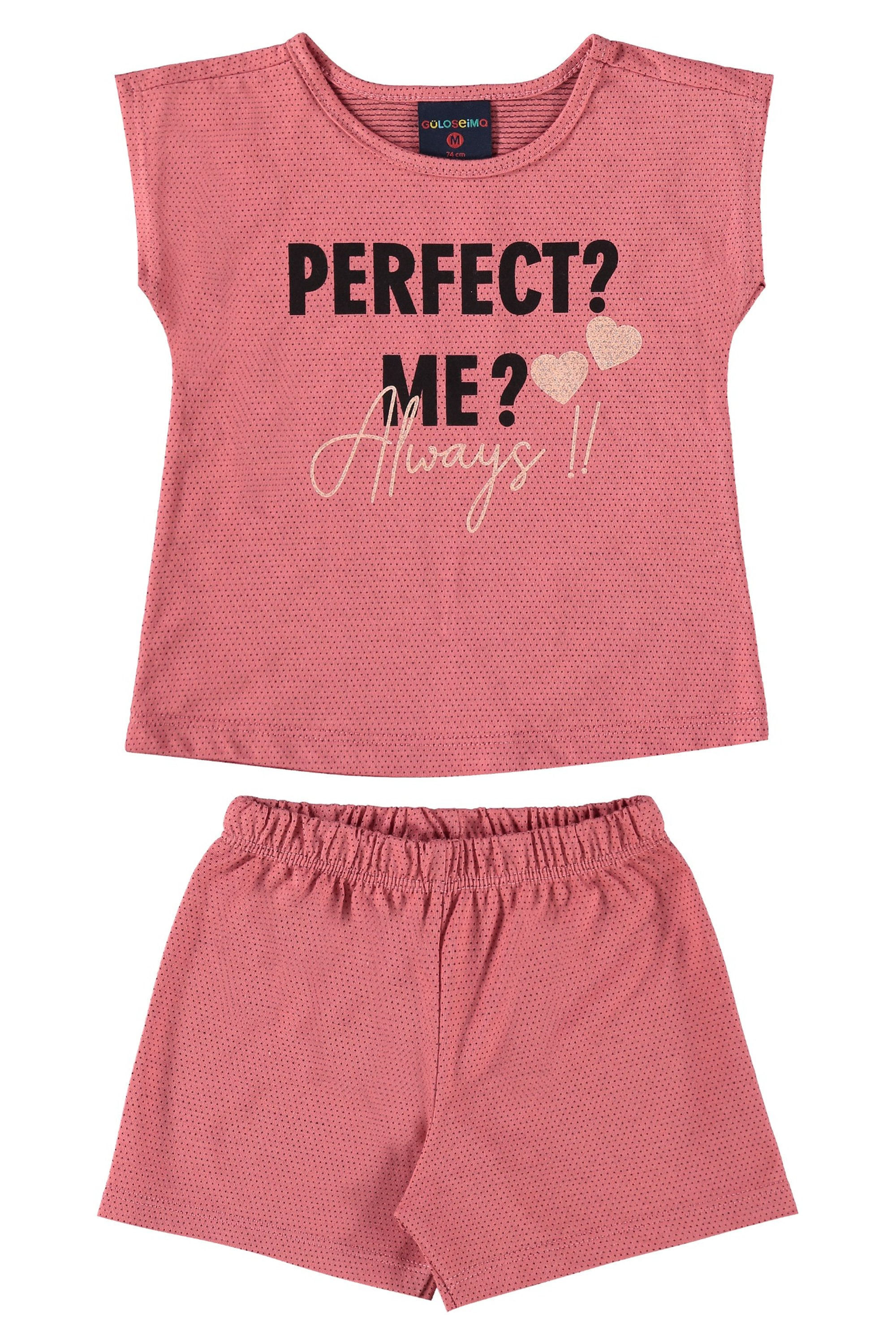 Conjunto com Blusa e Short para Bebê Menina (Coral) Guloseima - Imagem 9