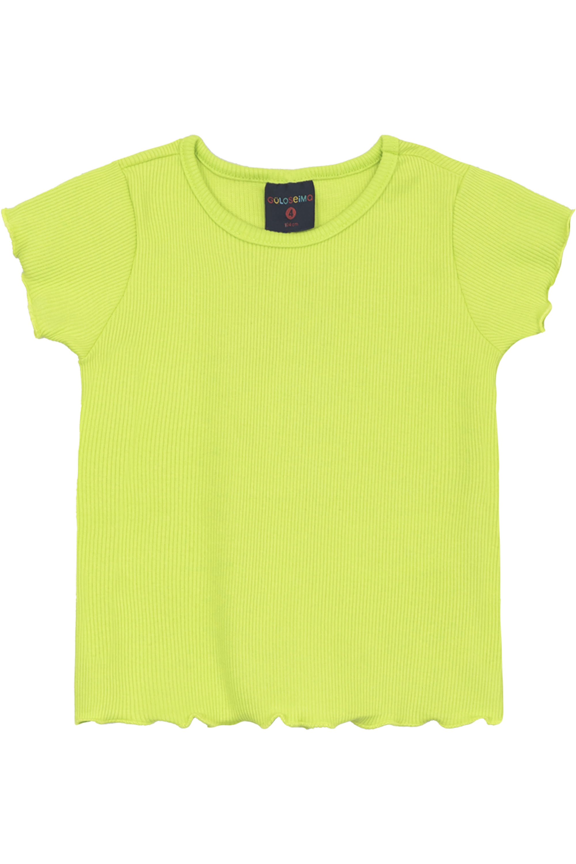 Blusa Infantil em Ribana para Menina (Verde) Guloseima - Imagem 5