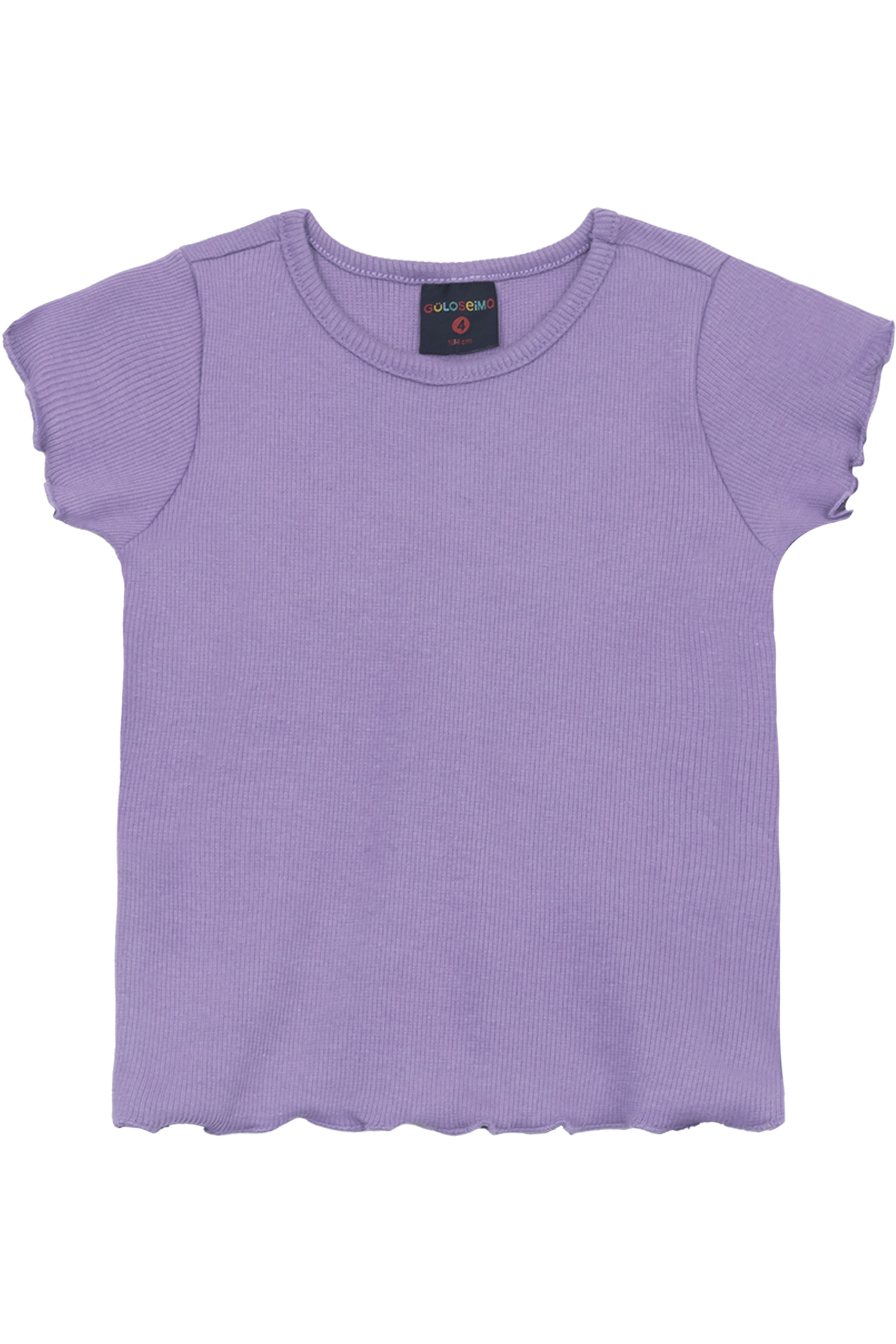 Blusa Infantil em Ribana para Menina (Roxo) Guloseima - Imagem 5