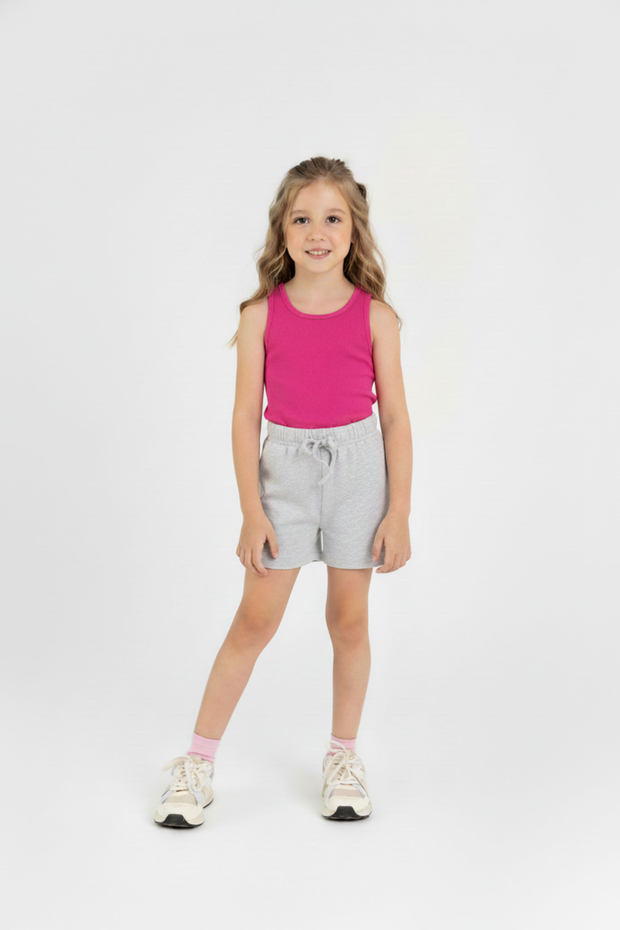 Regata Infantil em Ribana para Menina (Rosa Pink) Guloseima - Imagem 4