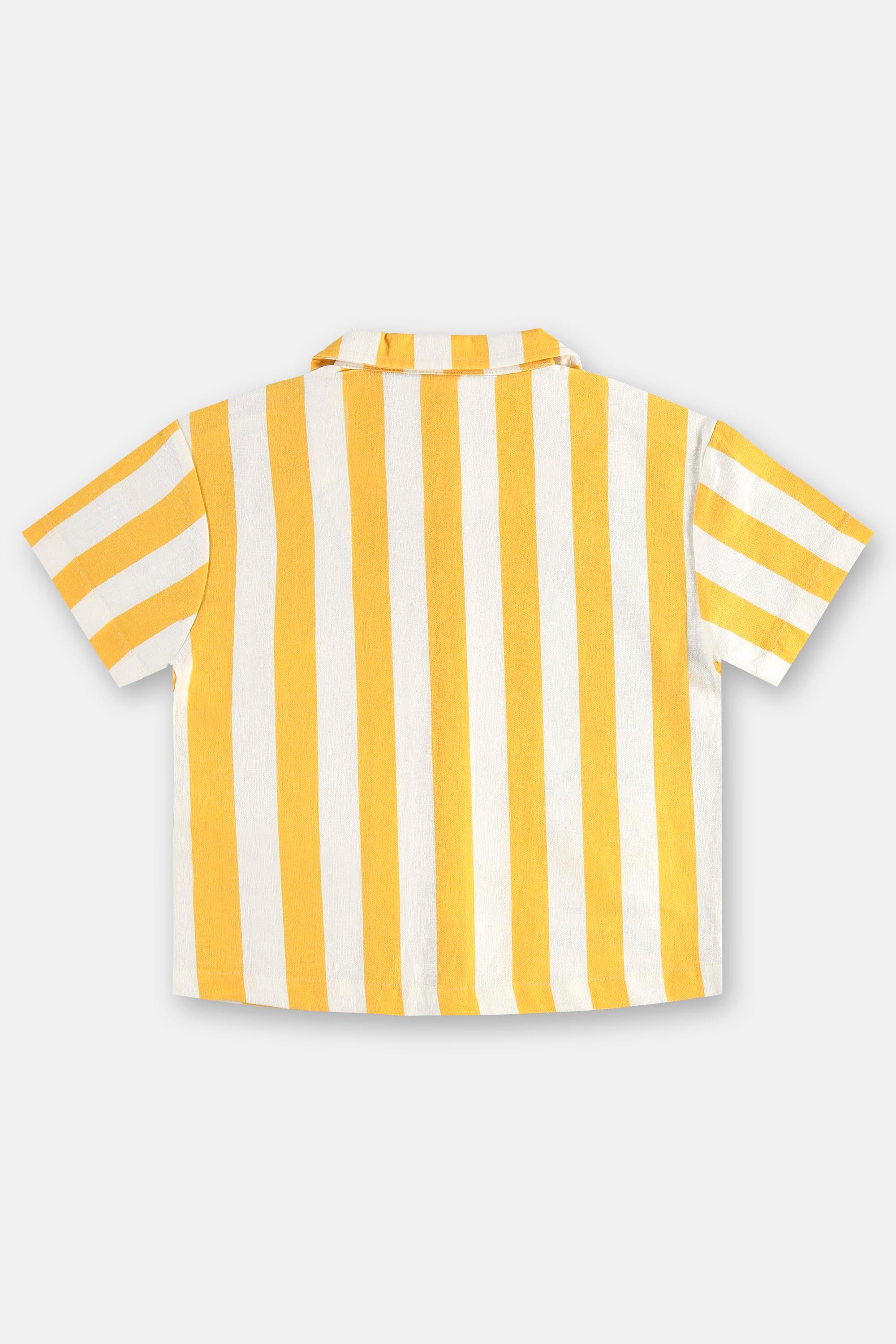 Conjunto Solar Infantil Masculino (Amarelo) Três e Já - Imagem 27