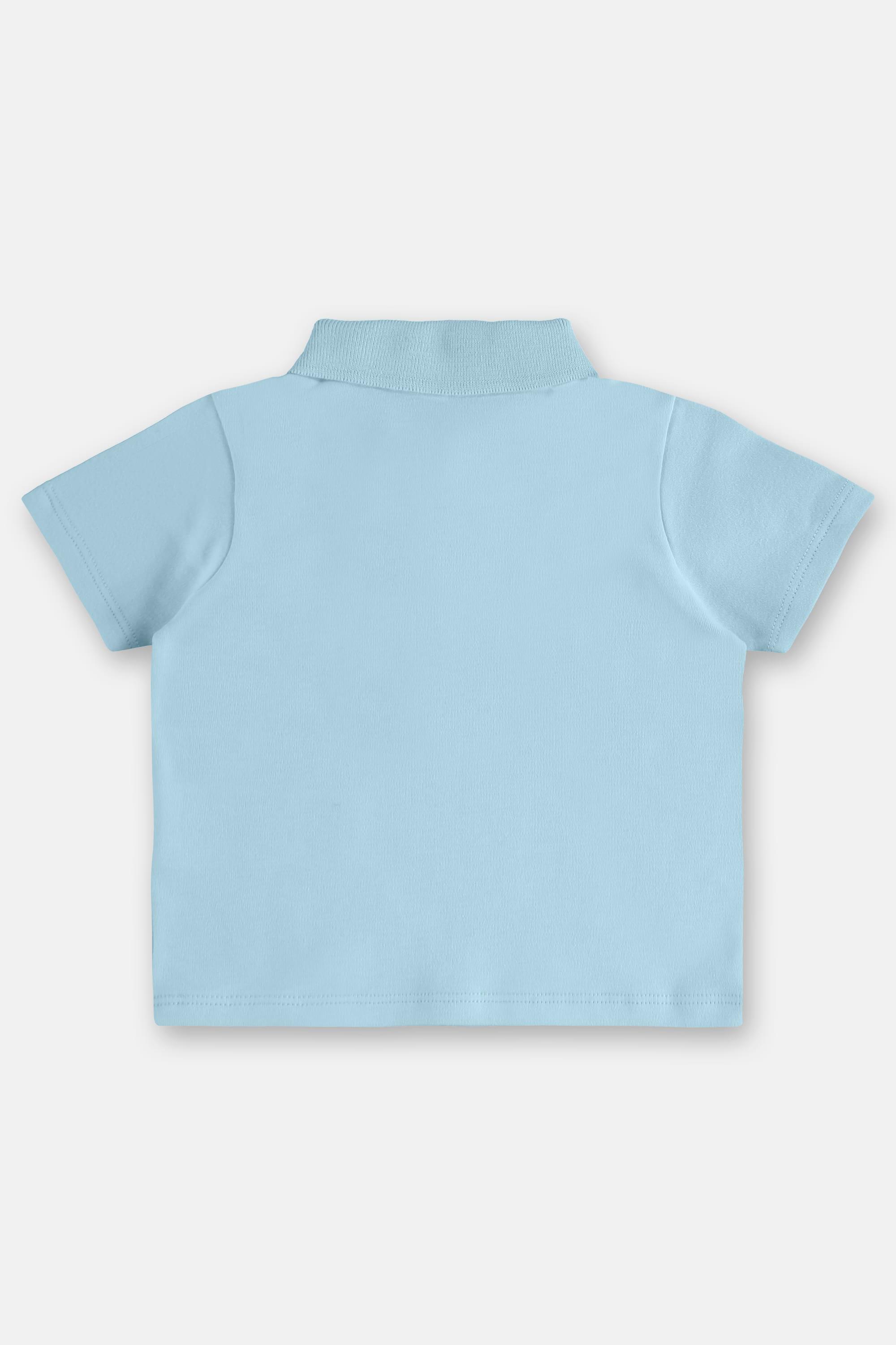 Conjunto Solar para Bebê Menino com Polo e Short (Azul) Três e Já - Imagem 30