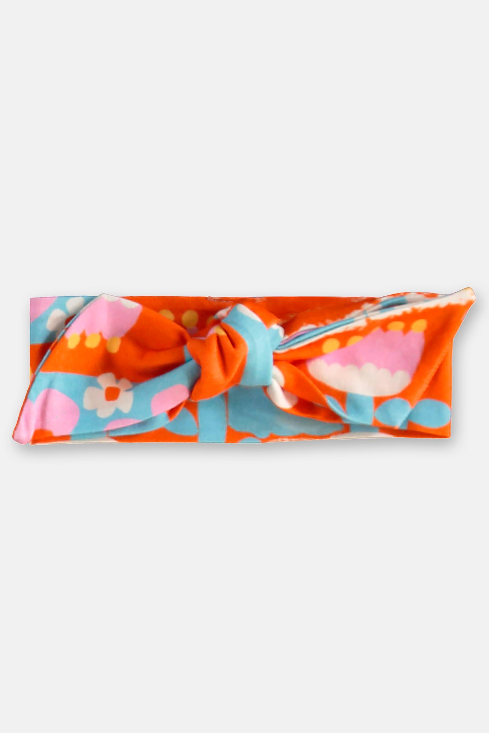 Conjunto Flores para Bebê Menina com 3 Peças em Meia Malha (Azul) Três e Já - Imagem 5