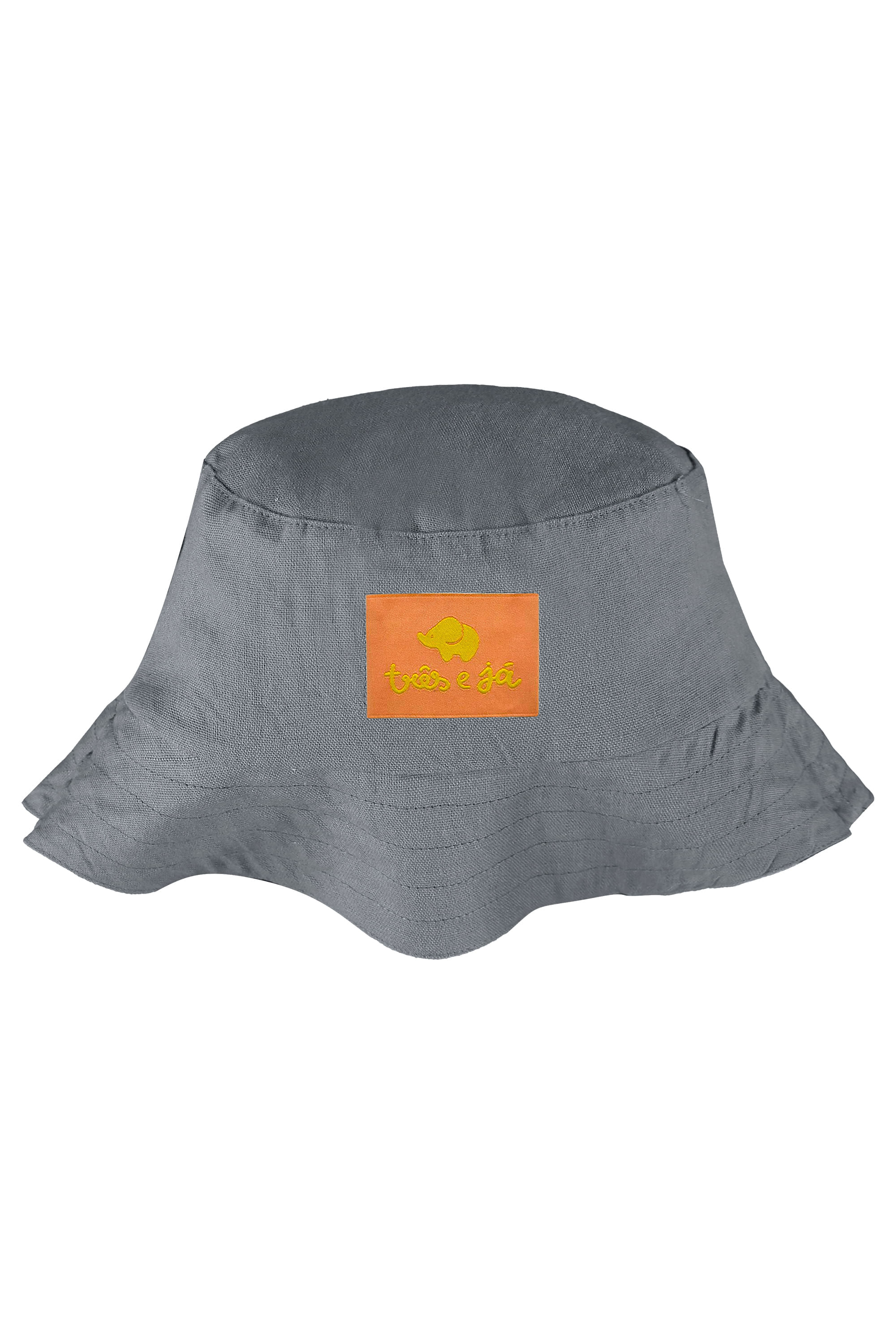 Chapéu Unissex Infantil oMar em Viscolinho Dupla Face (Azul) Três e Já - Imagem 6