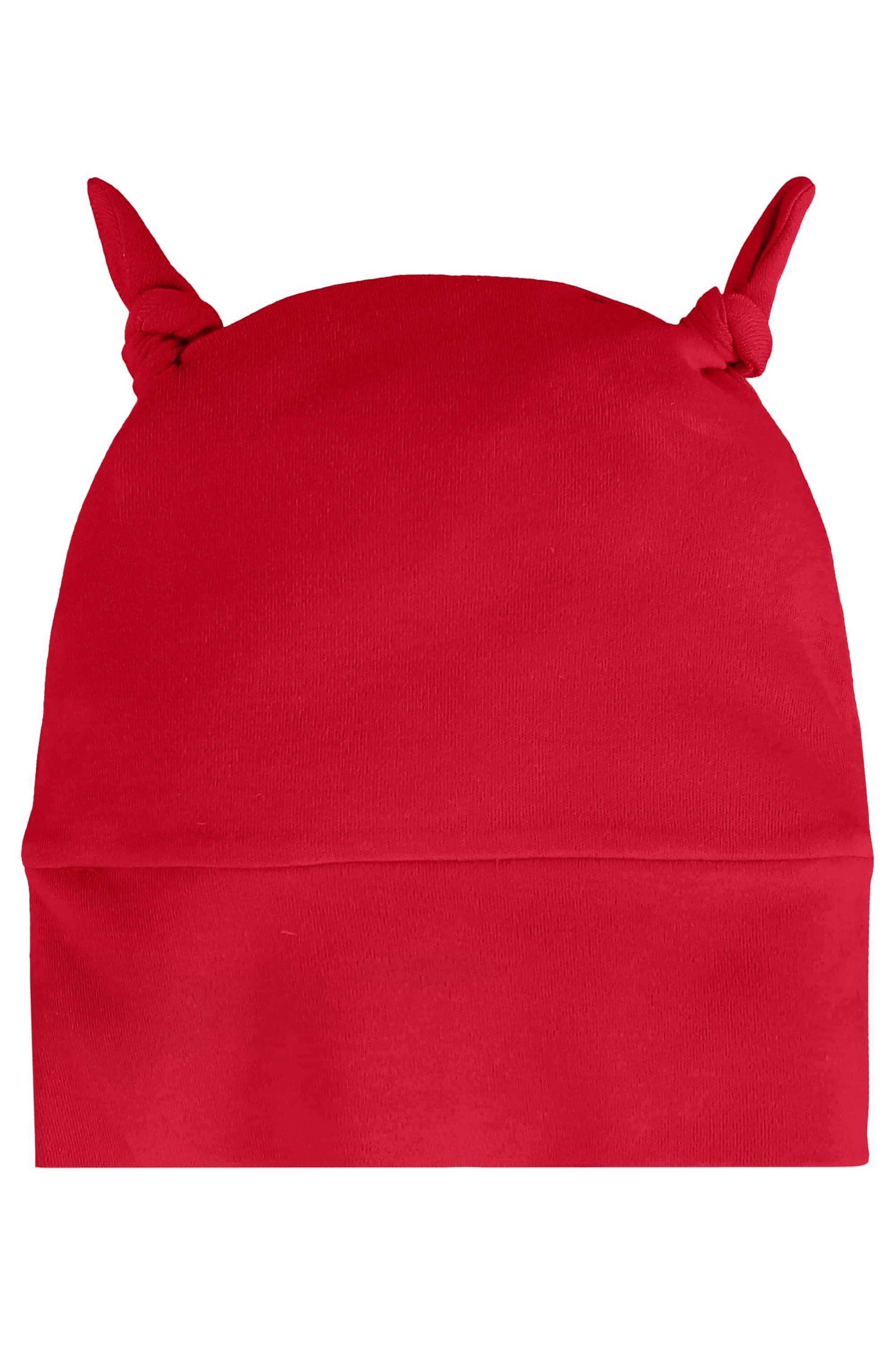 Touca Frutas Vermelhas para Bebê Menina em Suedine (Vermelho) Três e Já - Imagem 3