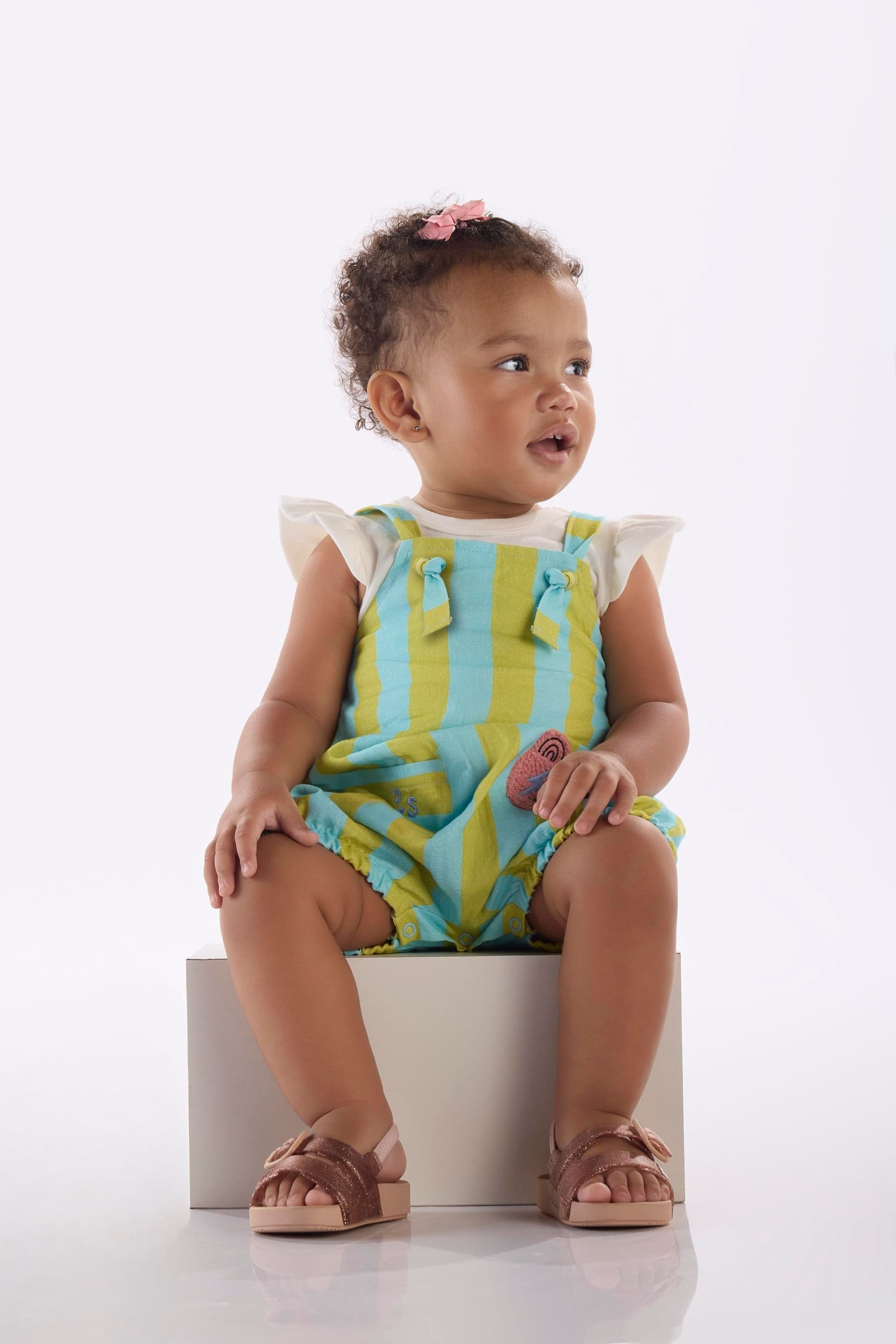 Conjunto Folia para Bebê Menina (Off White) Três e Já - Imagem 9