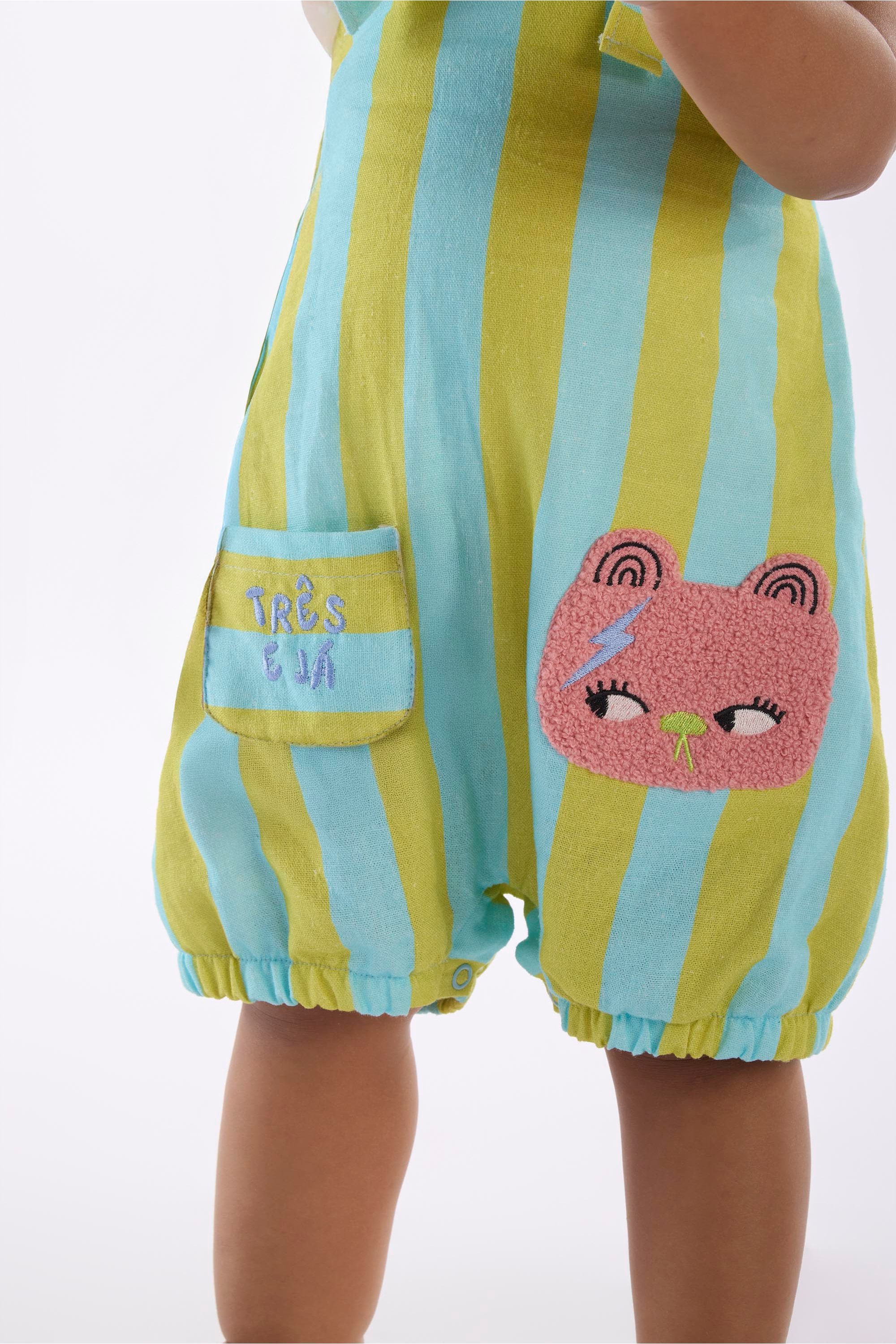 Conjunto Folia para Bebê Menina (Off White) Três e Já - Imagem 12