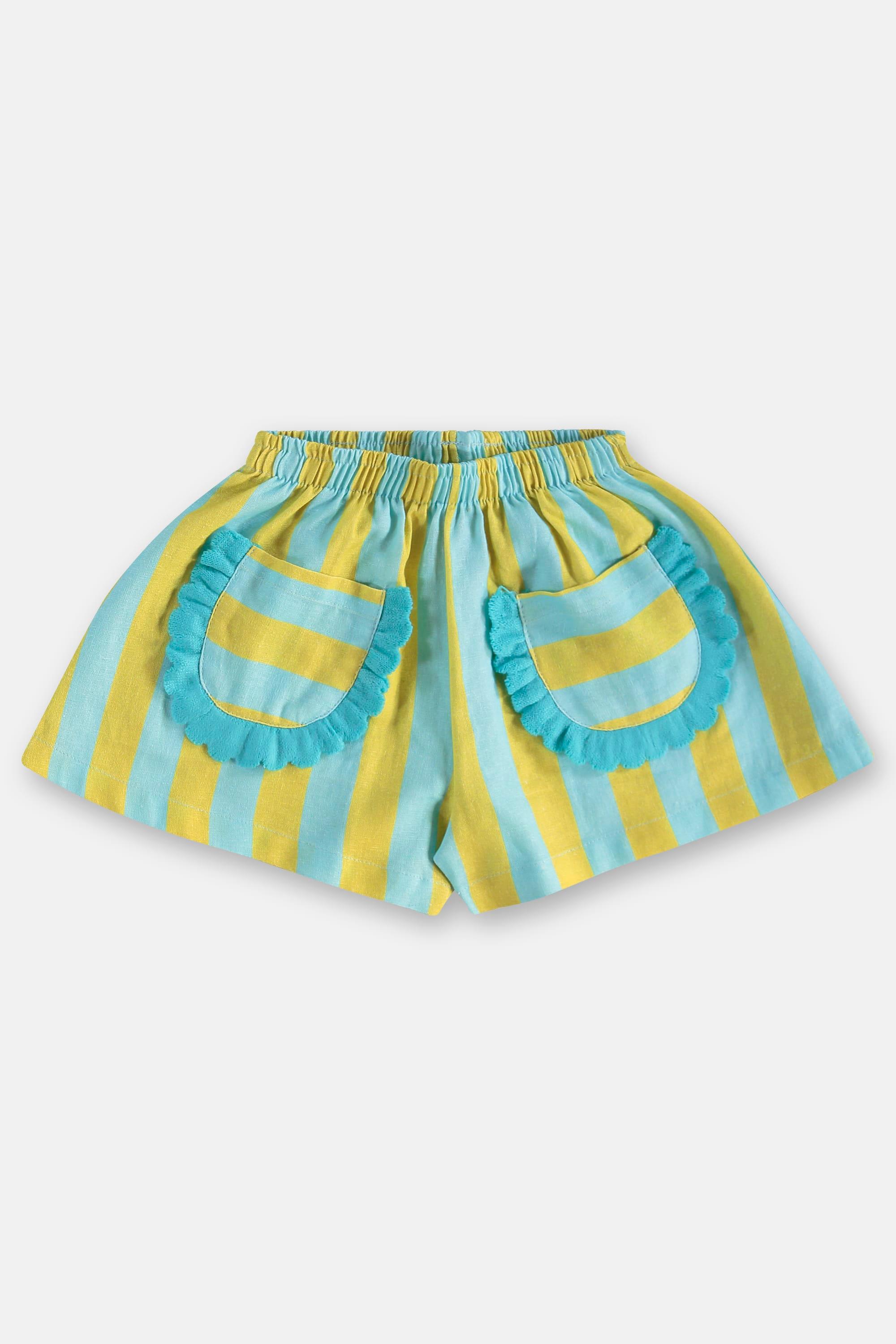 Conjunto Infantil com Blusa e Short Folia (Off White) Três e Já - Imagem 18