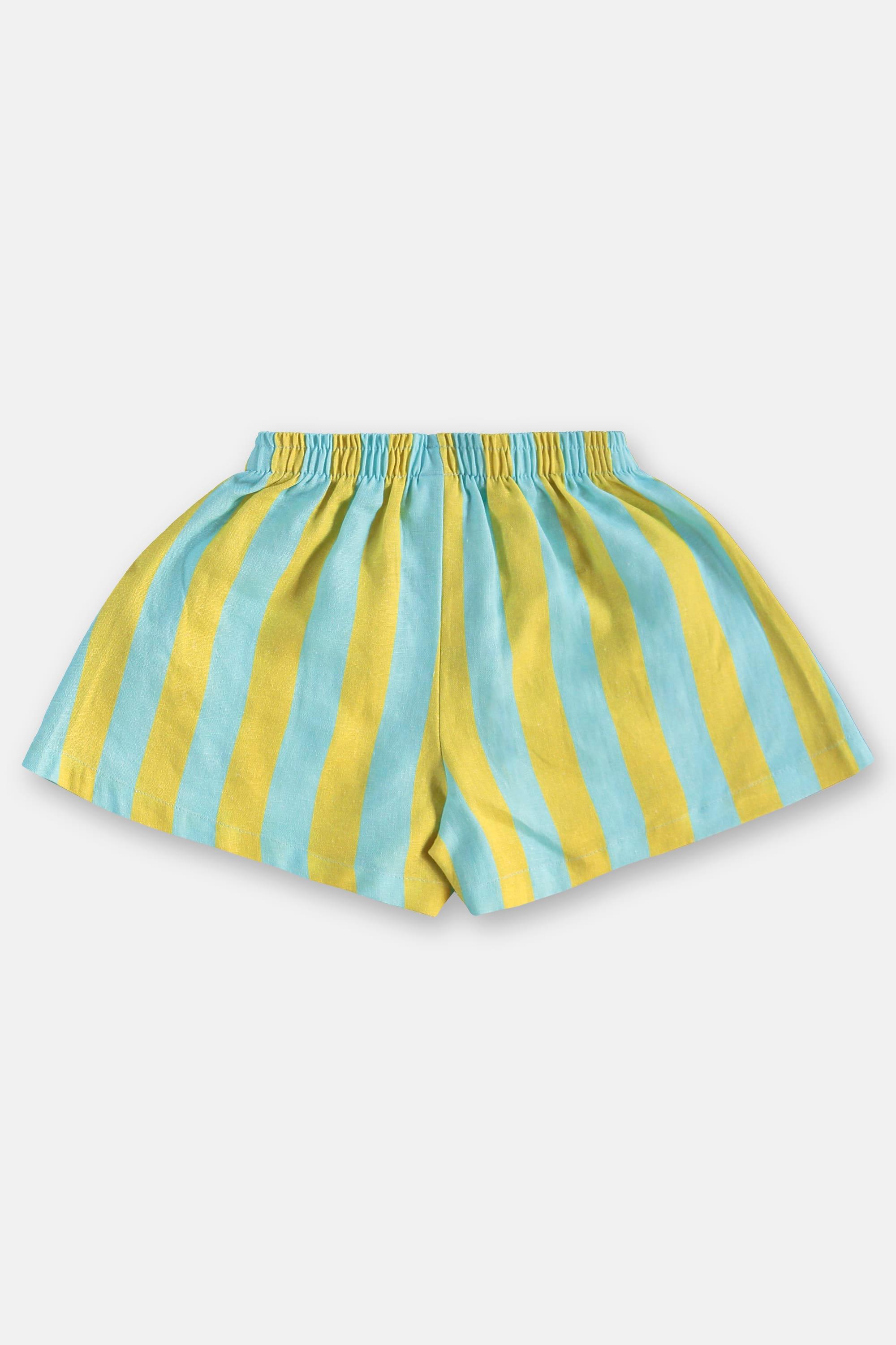 Conjunto Infantil com Blusa e Short Folia (Off White) Três e Já - Imagem 28