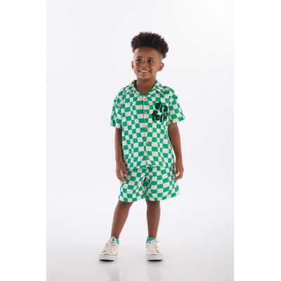 Conjunto Memórias Infantil Masculino (Off White) Três e Já