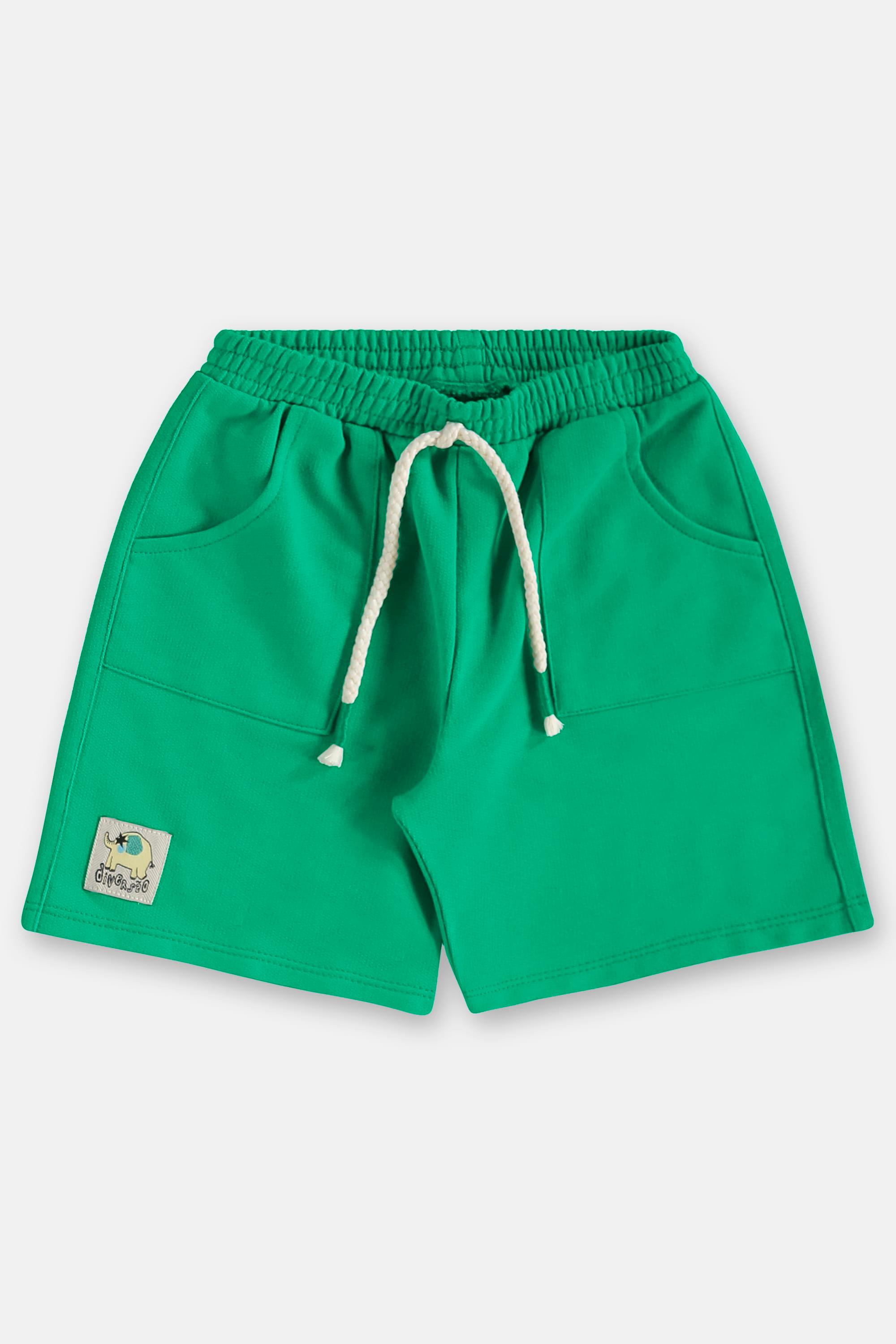 Conjunto Memórias Infantil com Camiseta e Bermuda (Verde) Três e Já - Imagem 20