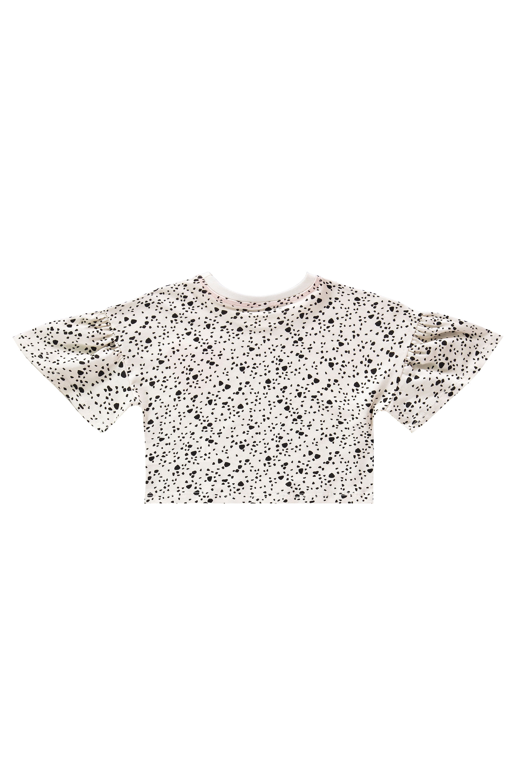 Conjunto Infantil Feminino com Blusa e Short Gatinhos (Off White) Três e Já - Imagem 6