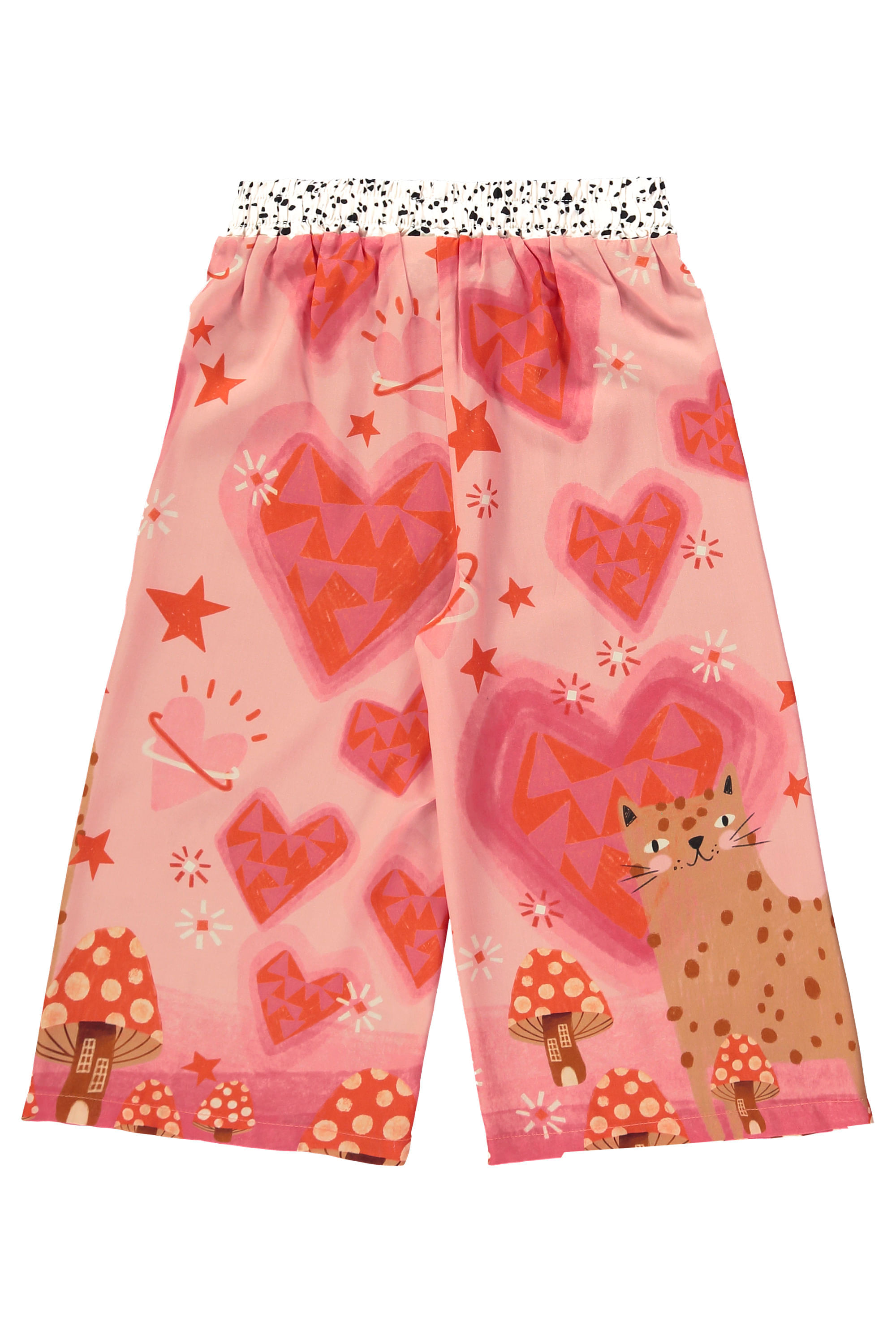 Conjunto Infantil com Top e Calça Pantacourt Gatinhos (Off White) Três e Já - Imagem 21