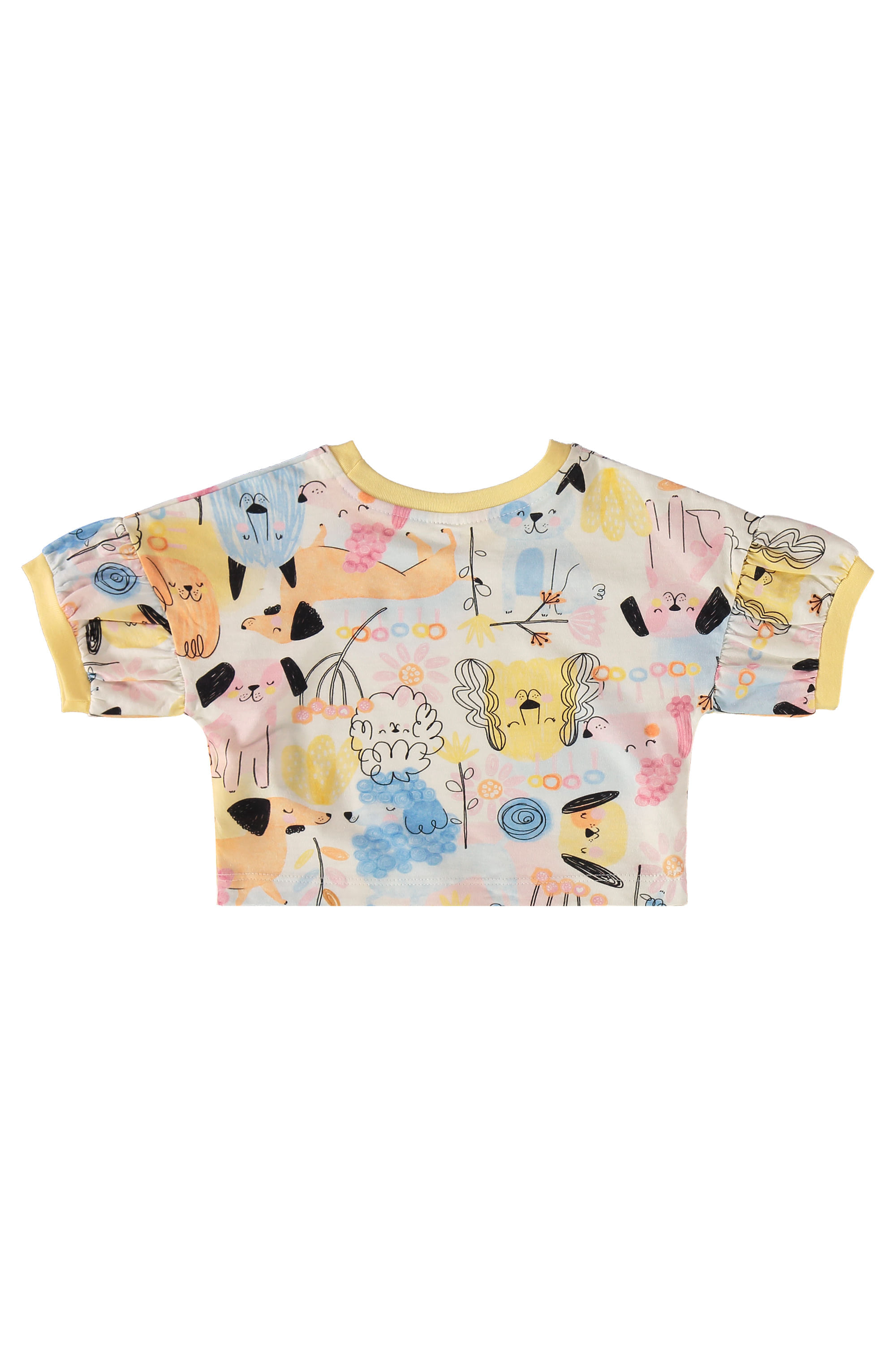 Conjunto Aumigo Infantil Feminino com Blusa e Bermuda (Off White) Três e Já - Imagem 41